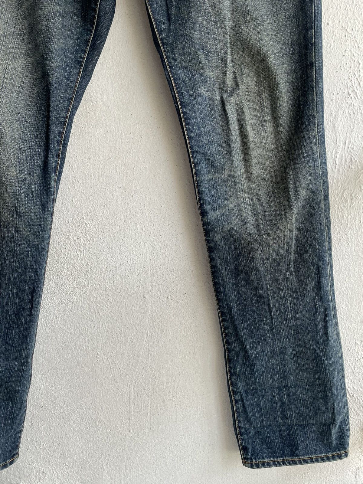 Paul Smith Sick🔥Stud Jeans Paul Smith Embroidery Denim Signature Stripe Size US 32 / EU 48 - 10 Thumbnail