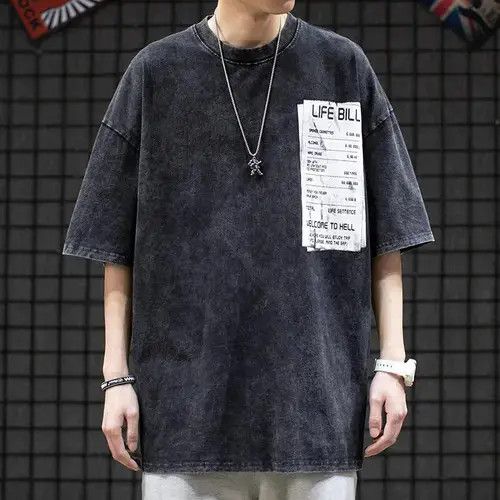 Hypebeast Men Summer Oversized Men's Tshirt Cotton Tee Size US L / EU 52-54 / 3 - 1 Thumbnail