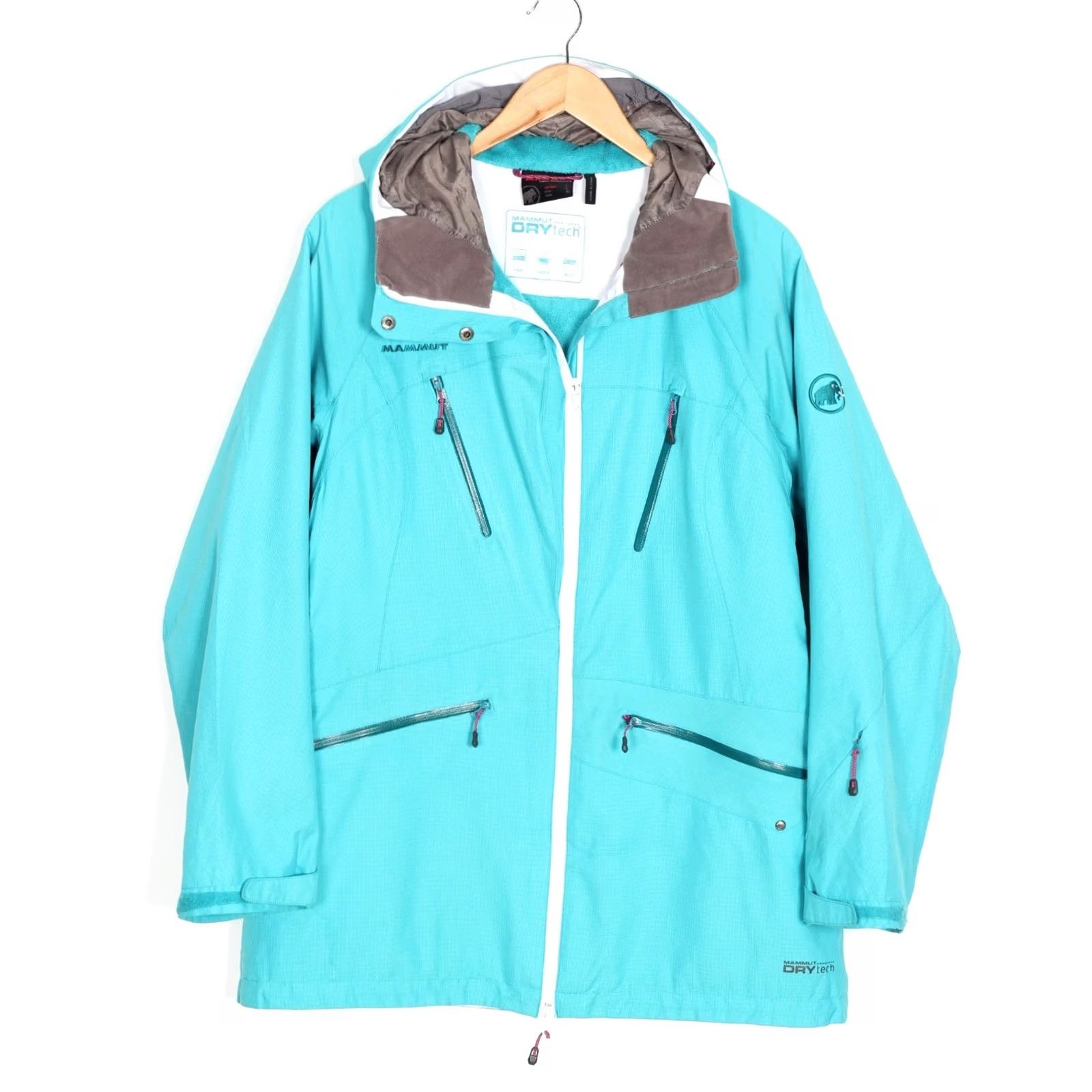 Mammut MAMMUT Ski Jacket Women Hooded Waterproof Insulated L Blue MJ6099 (Regular) Size L / US 10 / IT 46 - 2 Thumbnail