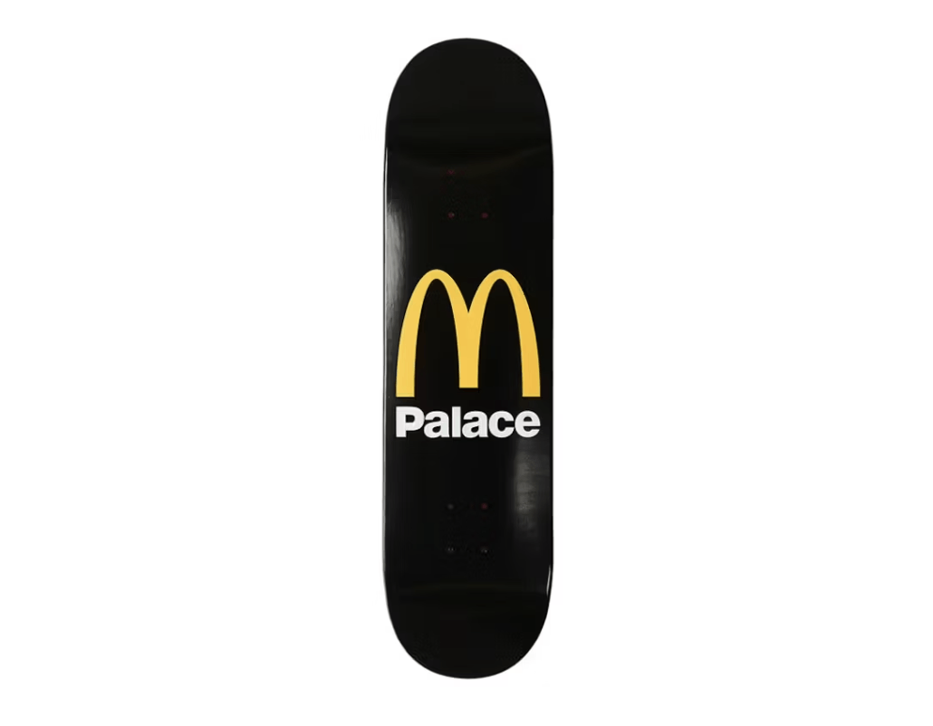 Palace Palace x McDonald's Logo Skateboard Deck Black Size ONE SIZE - 1 Thumbnail