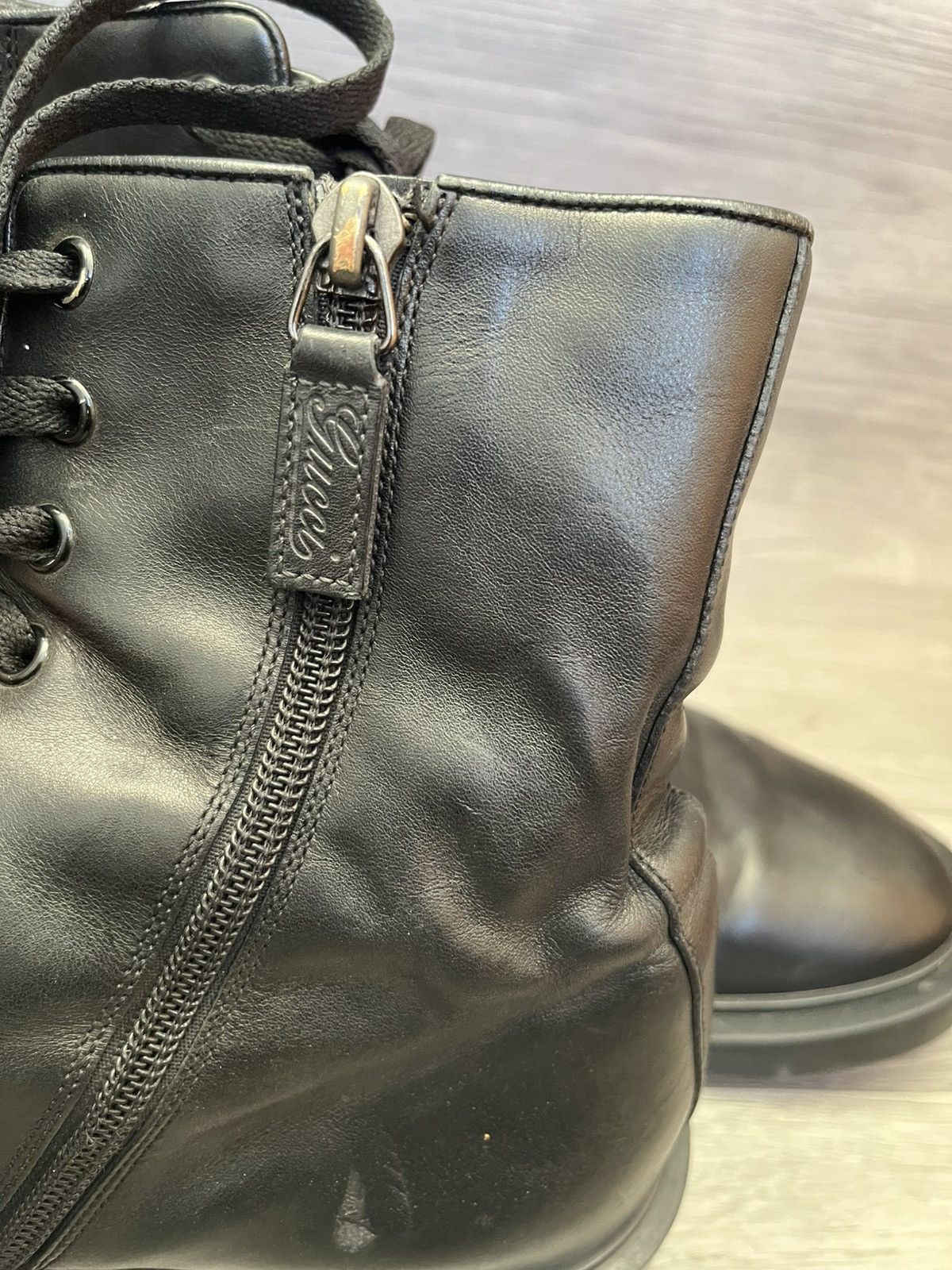 Gucci Gucci combat leather boots uk 8 Size US 9 / EU 42 - 9 Thumbnail