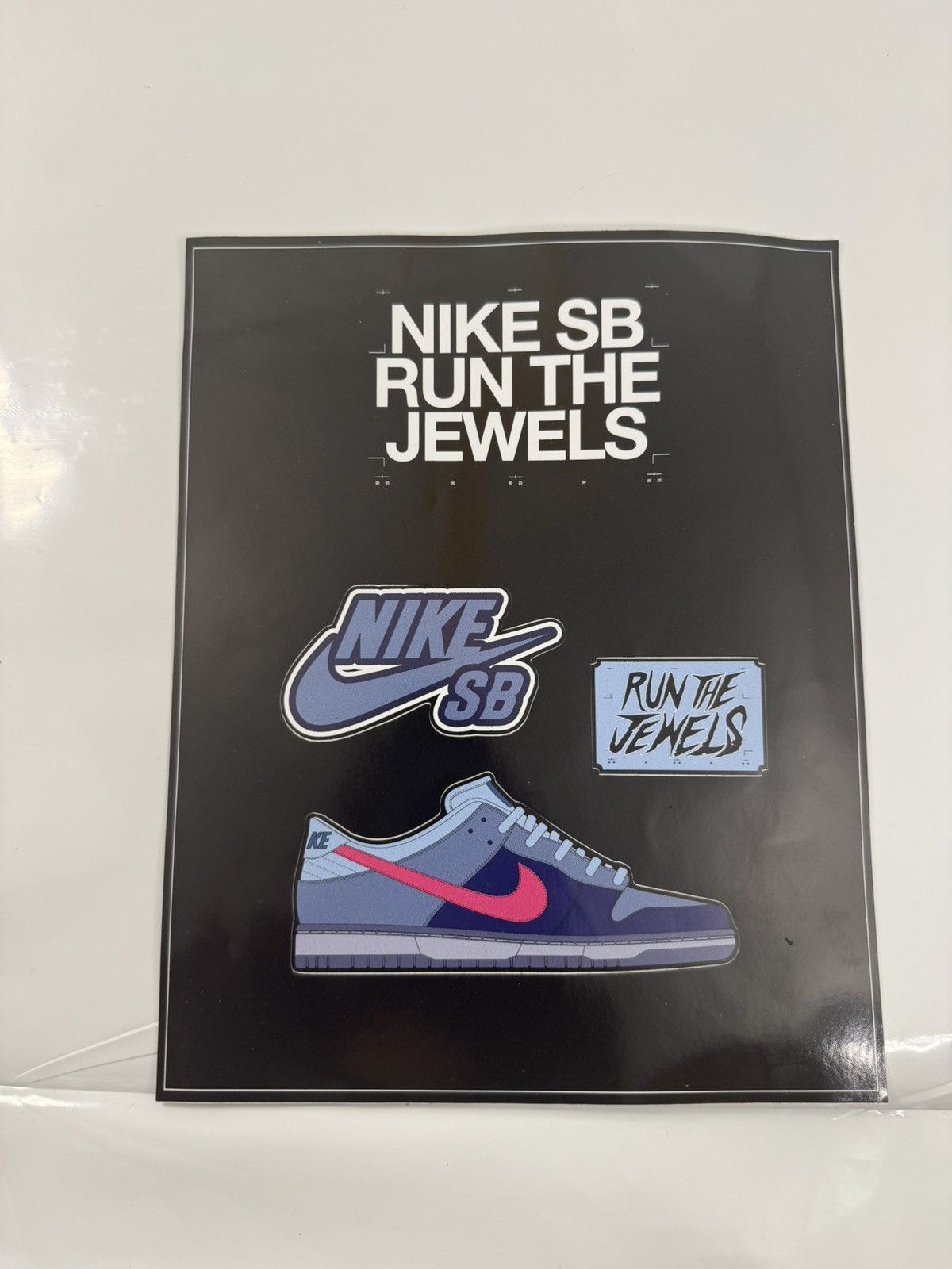 Nike × Run The Jewels Nike x Run The Jewels Stickers and Poster Size ONE SIZE - 1 Thumbnail