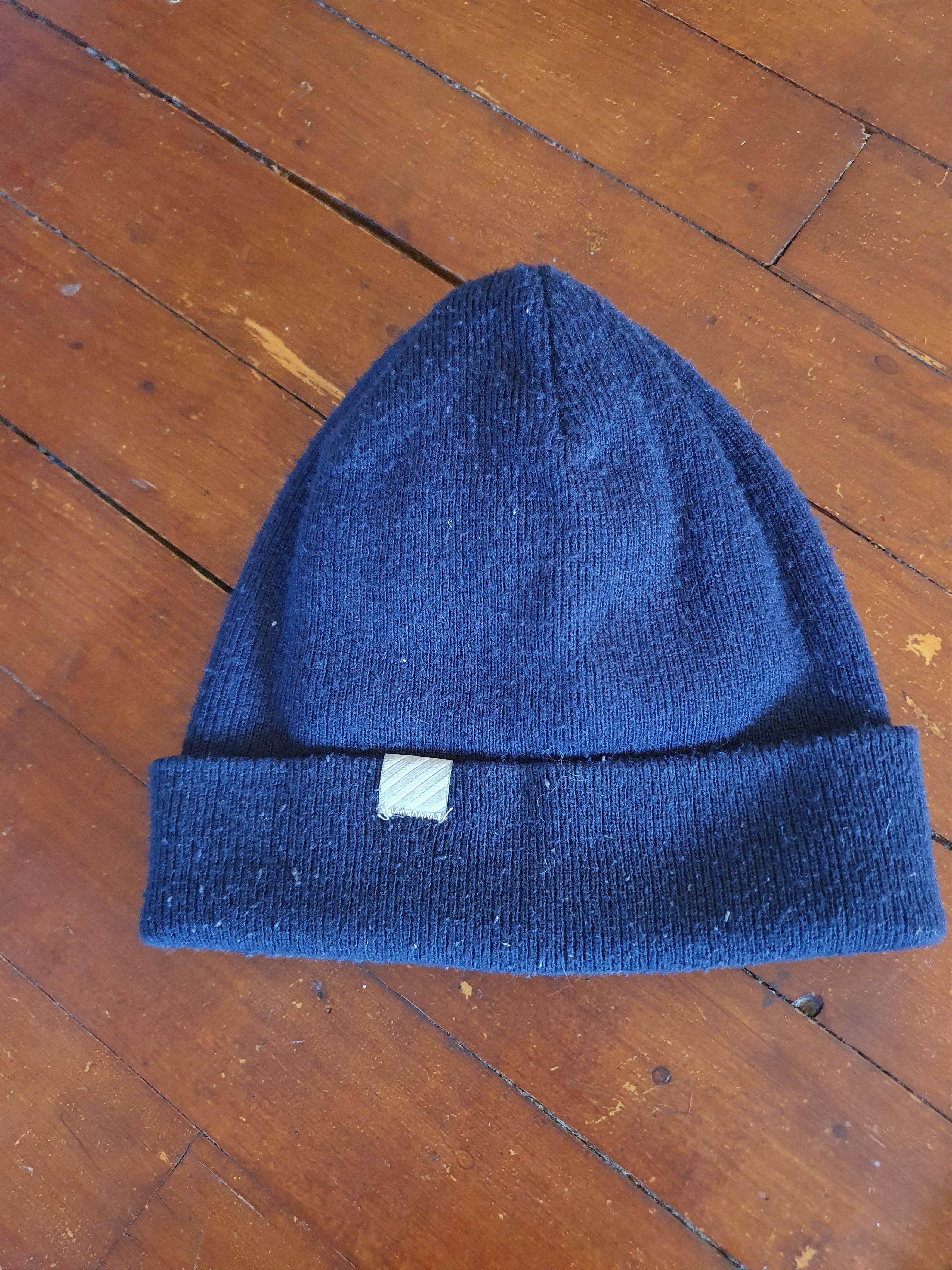 Nike × Vintage Nike Small Swoosh Beanie Winter Hat Size ONE SIZE - 2 Thumbnail