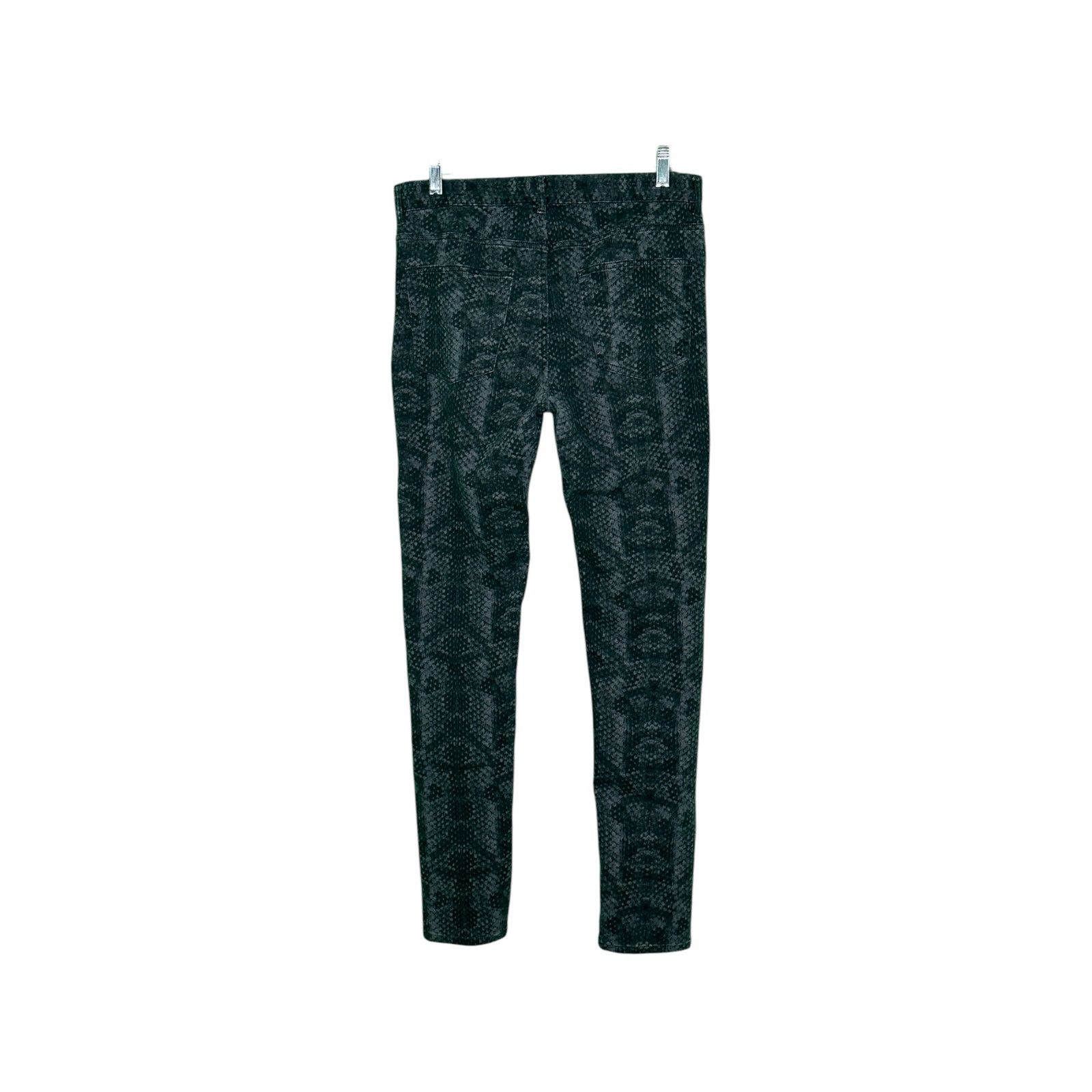 H&M H&M gray snake print skinny fit jeans size 31 Size 32" / US 10 / IT 46 - 23 Thumbnail
