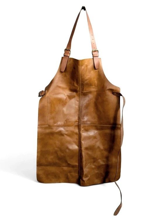 Other Brown Leather Apron Vintage Barber Grill Premium Size ONE SIZE - 2 Thumbnail
