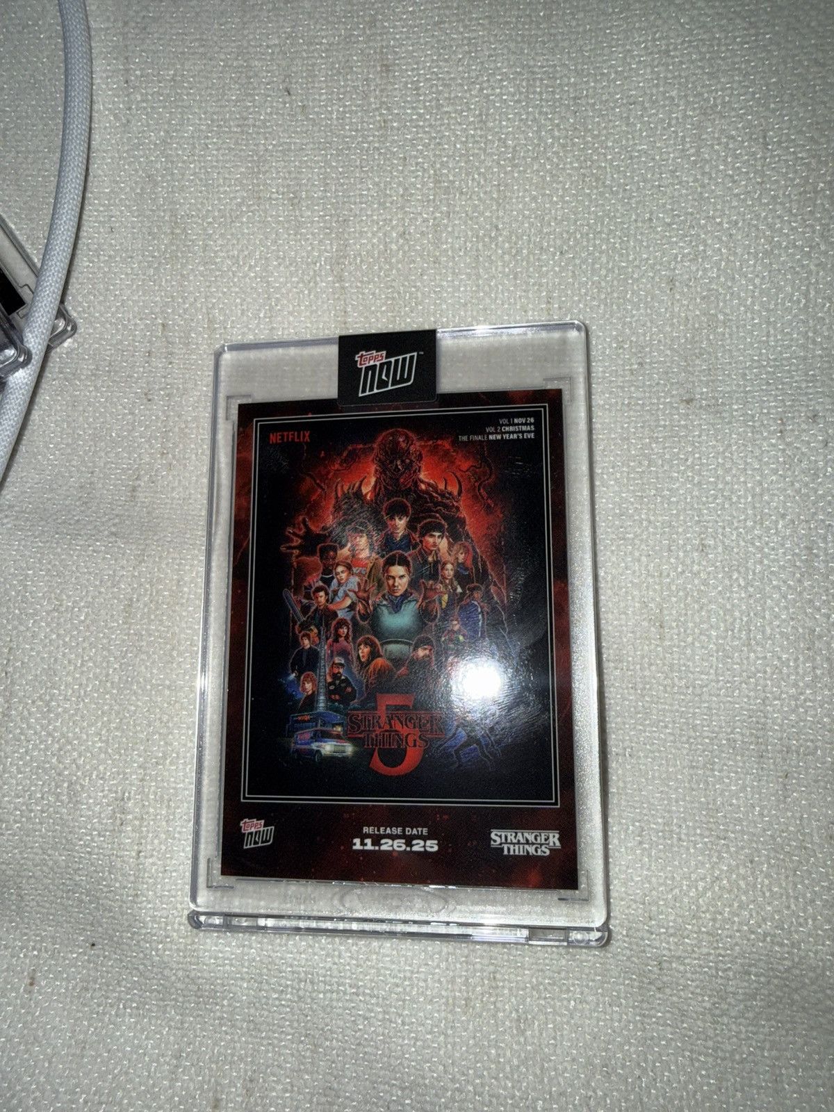 Other 2025 Stranger Things Topps NOW® Card STRA Netflix TV Show Size ONE SIZE - 3 Thumbnail