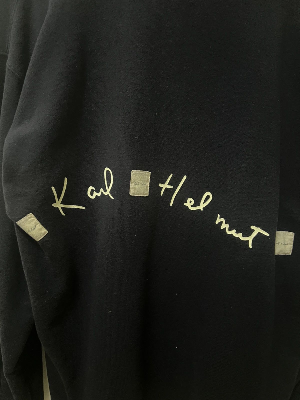 Karl Helmut Vintage 90s Karl Helmut Spellout Henley Size US L / EU 52-54 / 3 - 9 Thumbnail