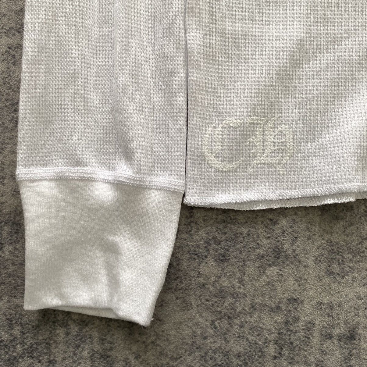 Chrome Hearts Chrome Hearts Scroll Thermal long t-shirt white Size L / US 10 / IT 46 - 6 Thumbnail