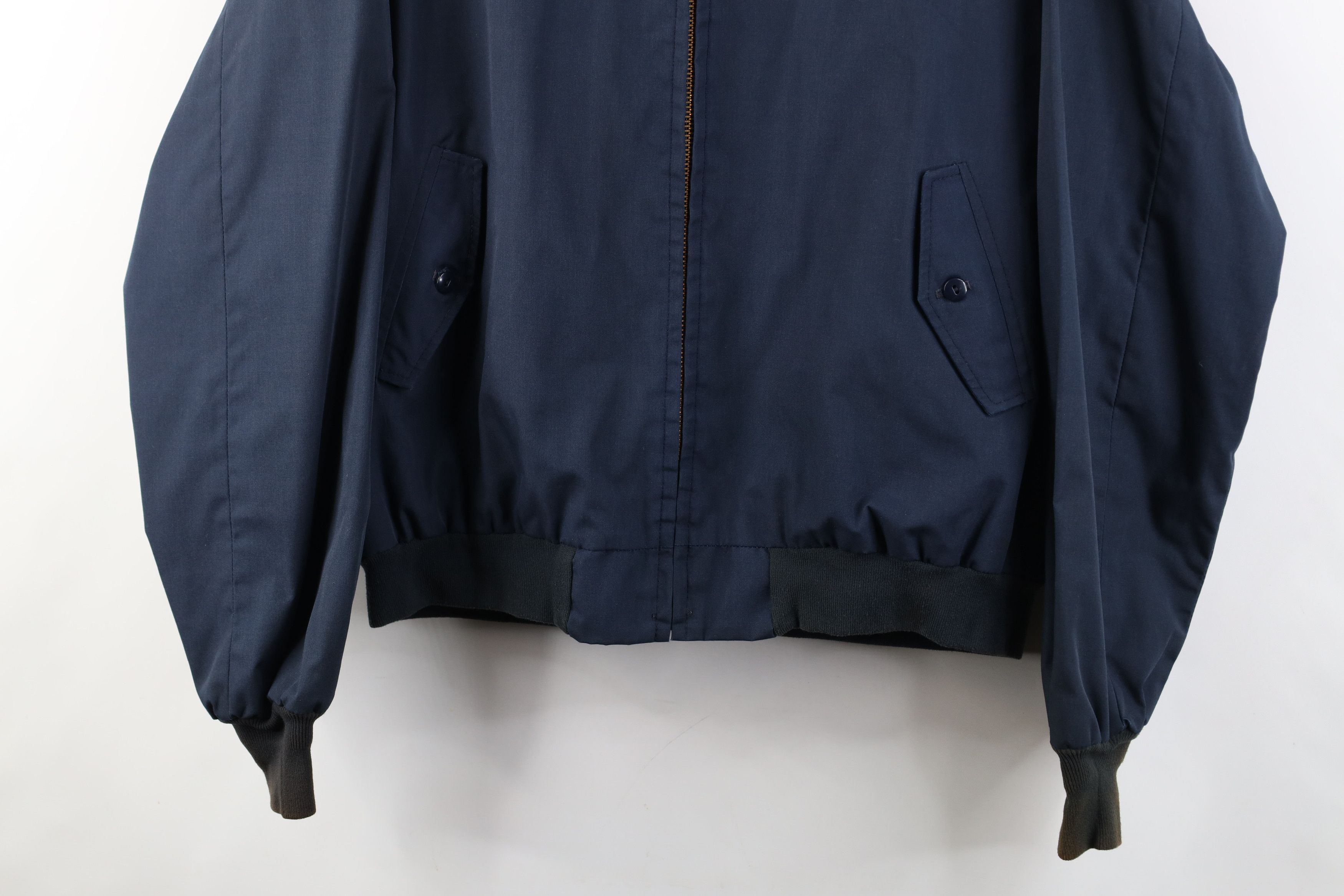 Vintage Vintage 70s Streetwear Cafe Racer Bomber Jacket Blue USA Size US L / EU 52-54 / 3 - 3 Thumbnail