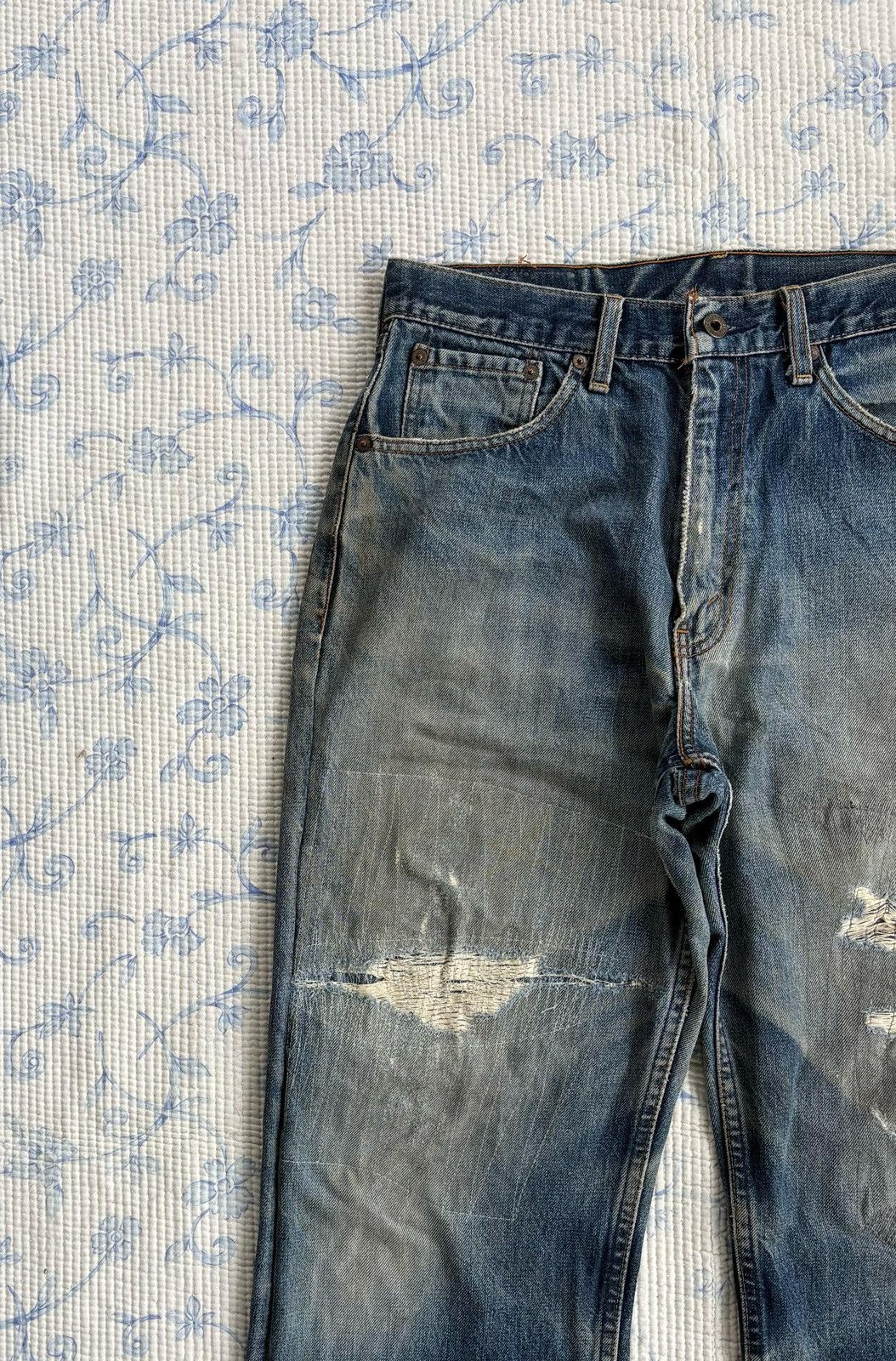 Levi's × Levi's Vintage Clothing × Vintage Vintage Levi's Distressed Denim Pant Size US 31 - 4 Thumbnail