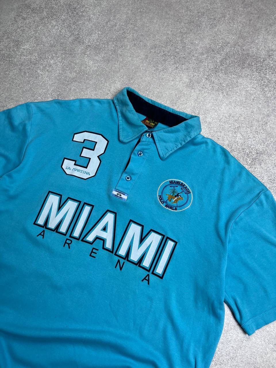 La Martina Vintage La Martina Miami Arena Polo Shirt Y2K XL Size US XL / EU 56 / 4 - 3 Thumbnail