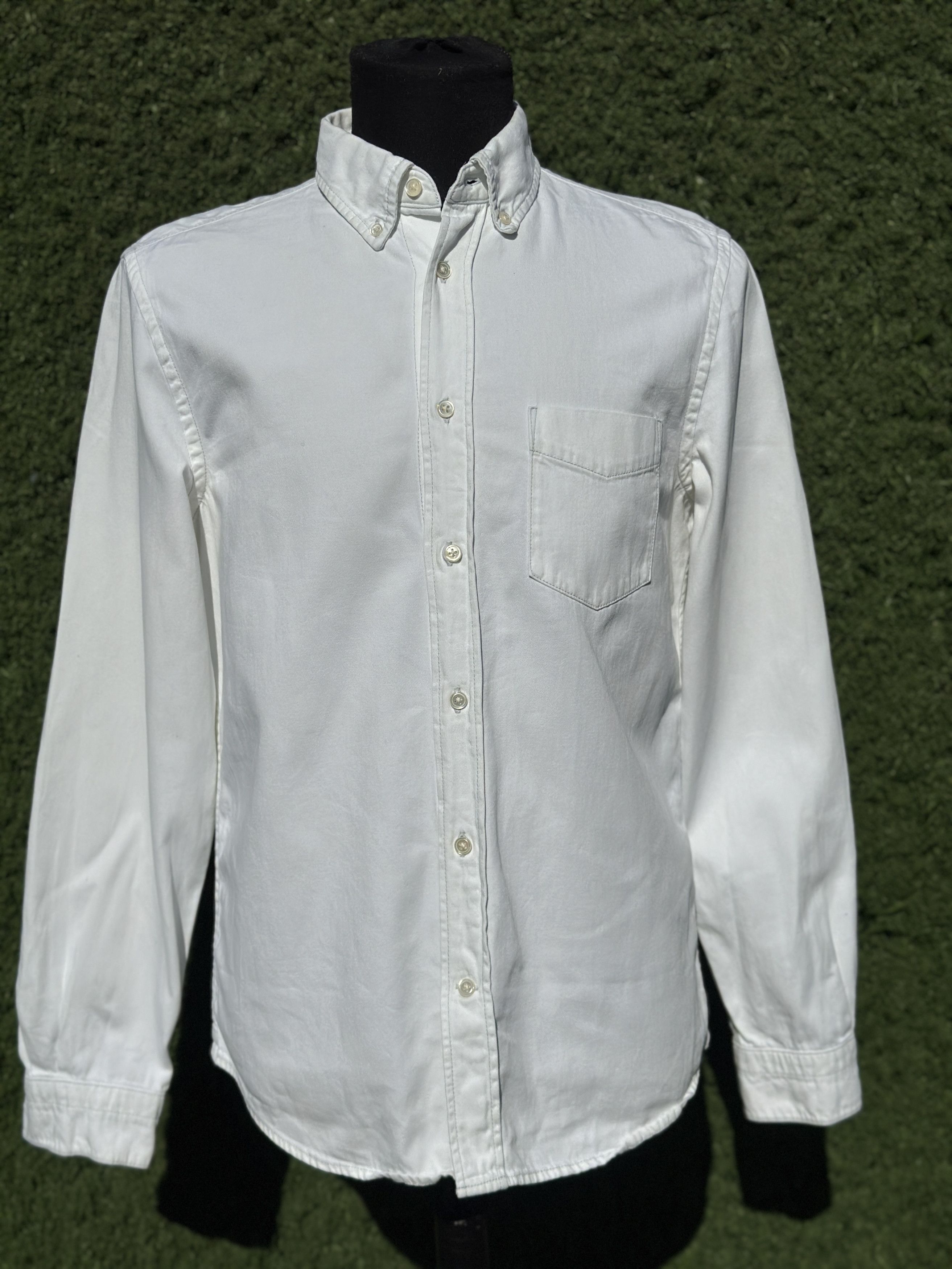 Acne Studios Acne Studios Isherwood Classic Fit Cotton Shirt Size 48 Size US M / EU 48-50 / 2 - 2 Thumbnail