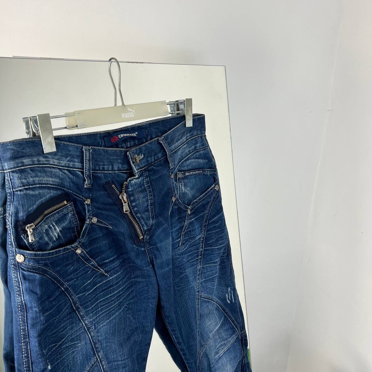 Japanese Brand Japanese Cipo & Baxx Multipocket Denim Jeans Streetwear Size US 36 / EU 52 - 3 Thumbnail