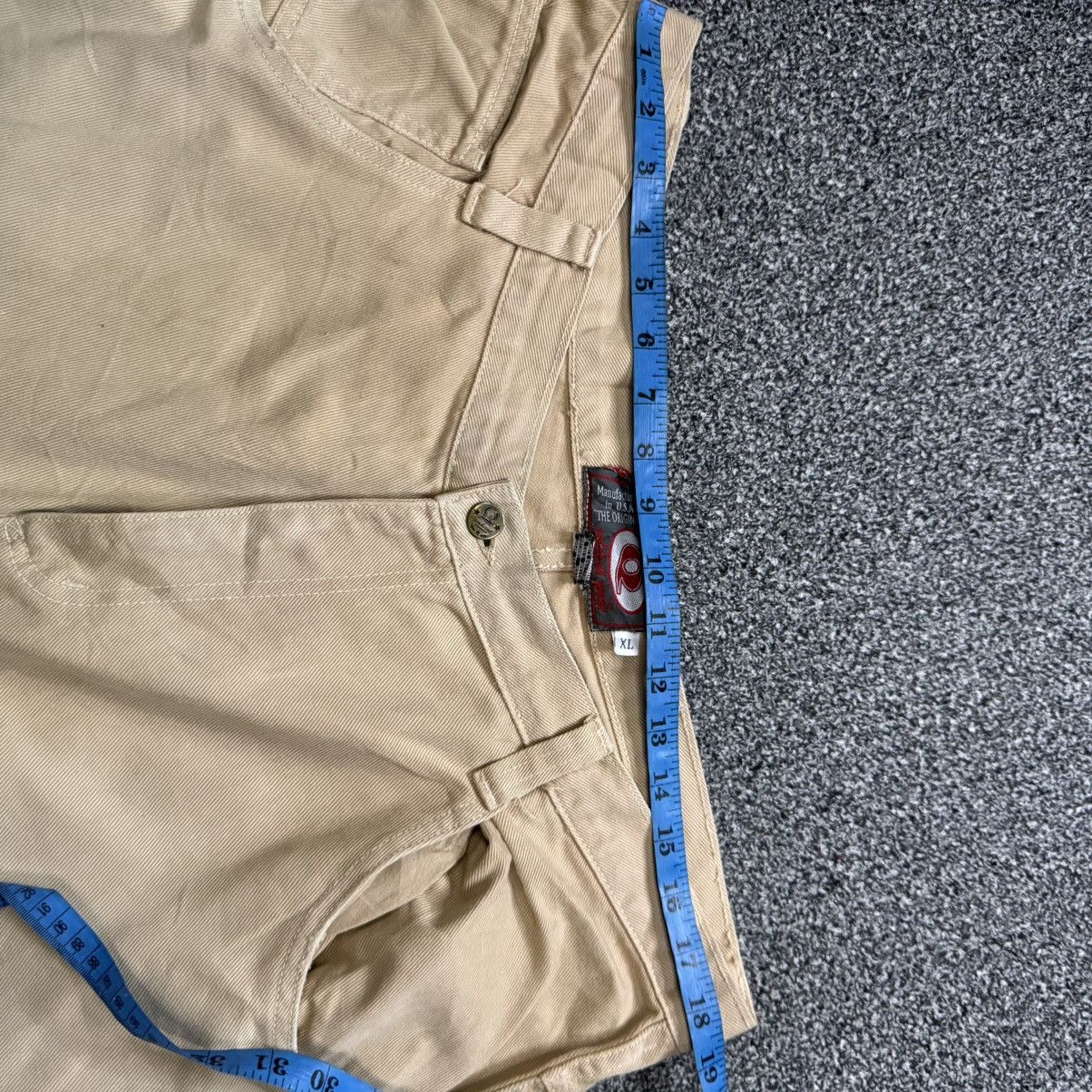 Hypebeast 🔥🇺🇸 Vtg 90s American Streetwear Crazy Baggy Jeans Size US 37 - 9 Thumbnail