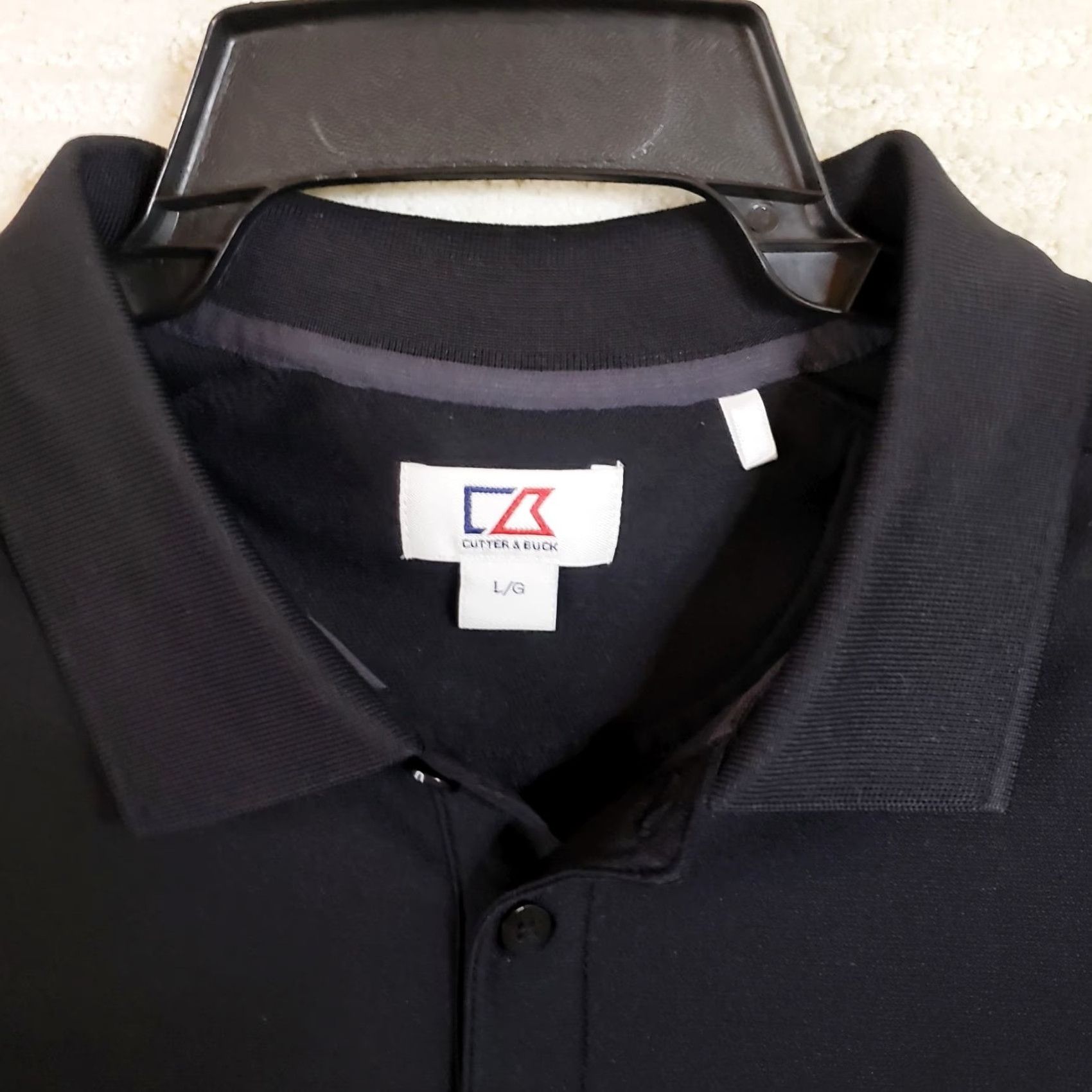 Cutter & Buck Cutter And Buck Polo Shirt Mens Large Black Old St. Andrews Logo Short Sleeve Golf Shirt Size US L / EU 52-54 / 3 - 6 Thumbnail