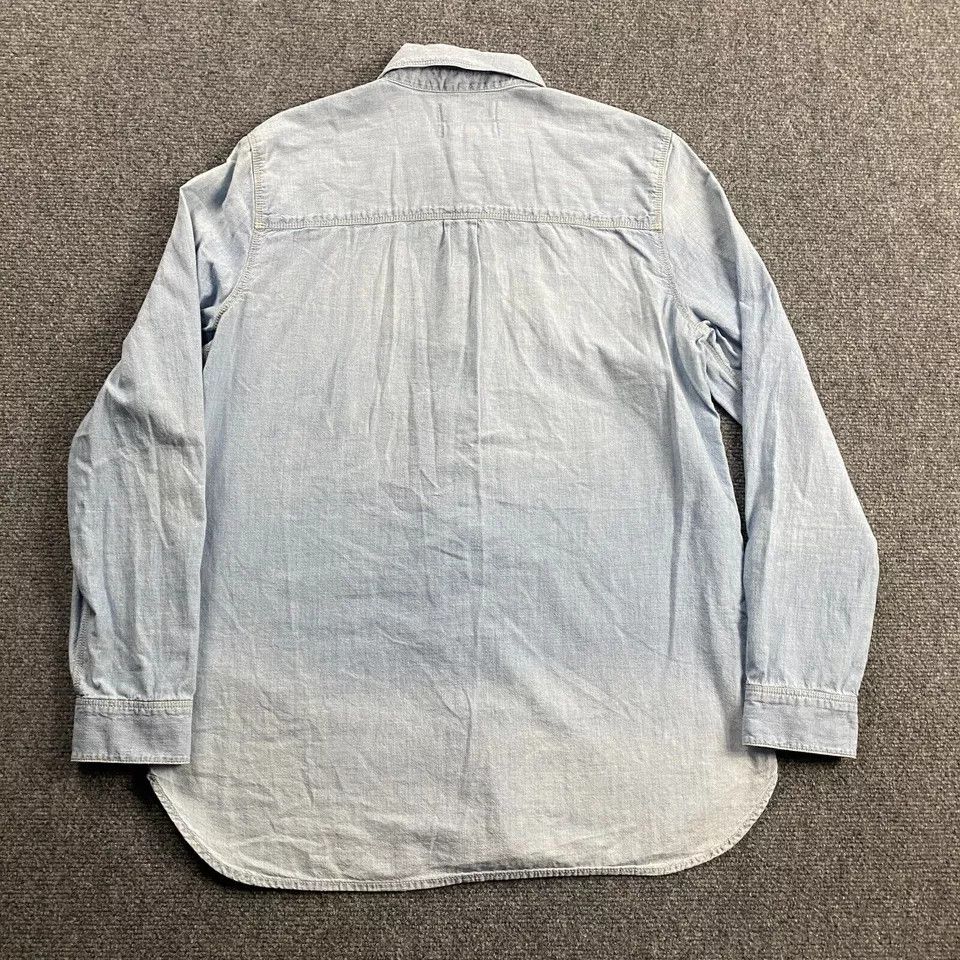 Madewell Madewell Top Women's Medium Blue Classic Button Up Size M / US 6-8 / IT 42-44 - 3 Thumbnail