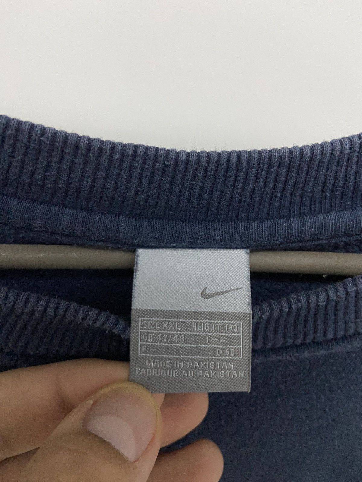Nike × Vintage Nike Sweatshirt Big Swoosh Logo Vintage 90s Size US XXL / EU 58 / 5 - 5 Thumbnail