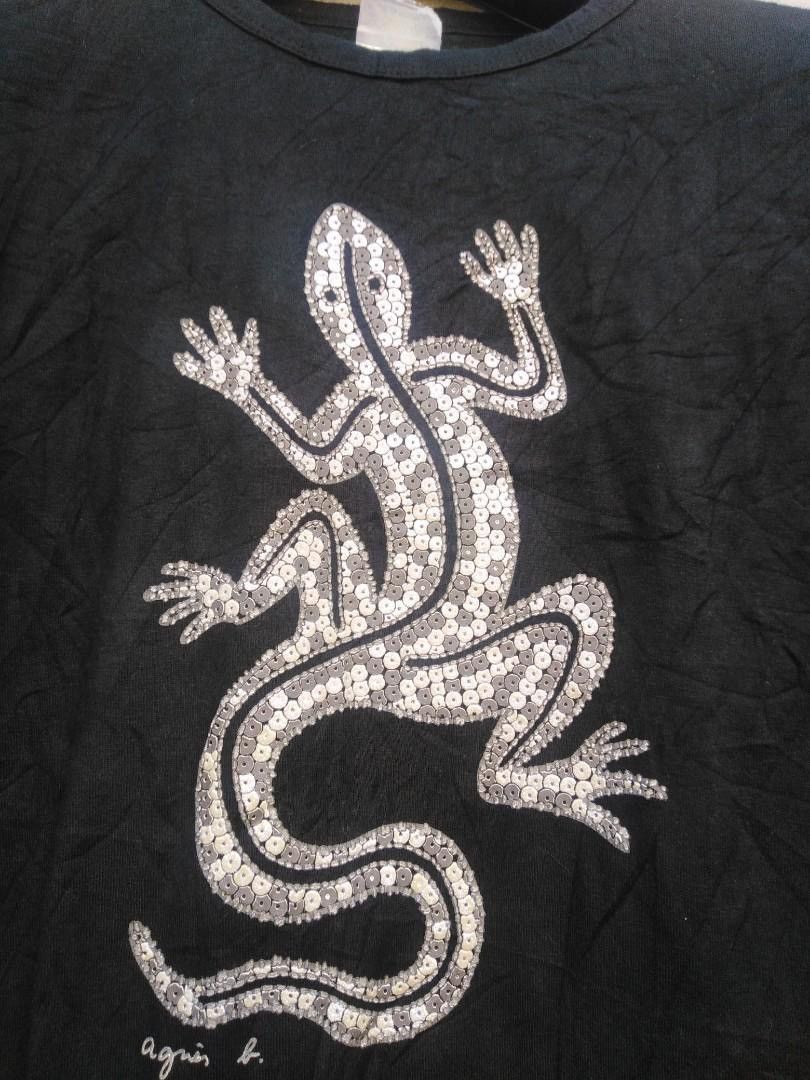 agnes b. Agnes b. Homme Sequin Lizard LS Tee Size US S / EU 44-46 / 1 - 2 Thumbnail