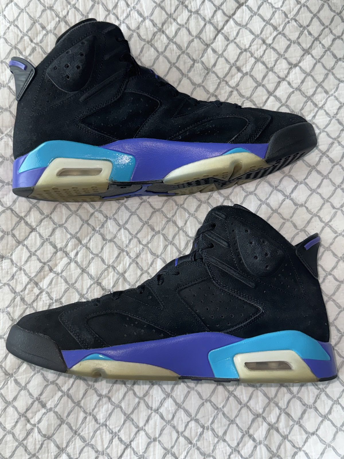 Jordan Brand Air Jordan 6 Retro ‘ Aqua ’ Size US 12 / EU 45 - 2 Thumbnail
