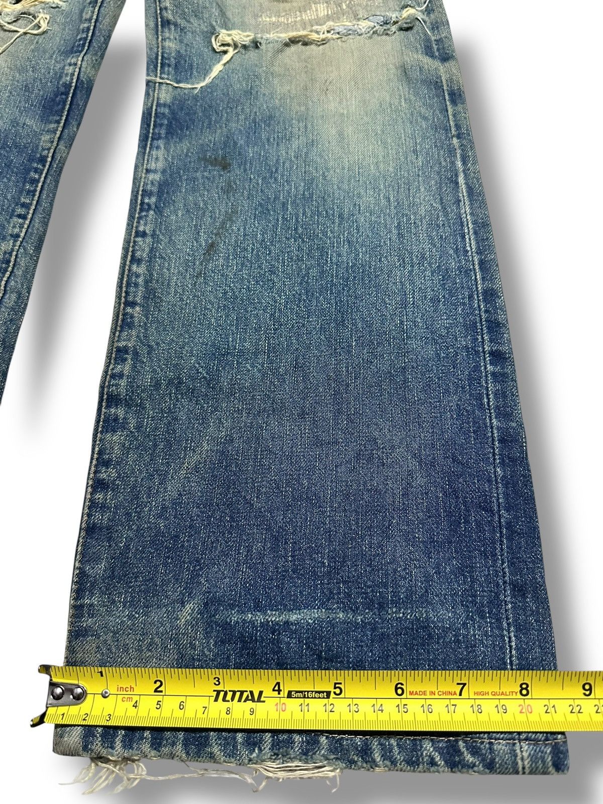 Levi's Levis 90's 502 Big E Vintage Distressed Baggy Style Mudwash Size US 30 / EU 46 - 17 Thumbnail