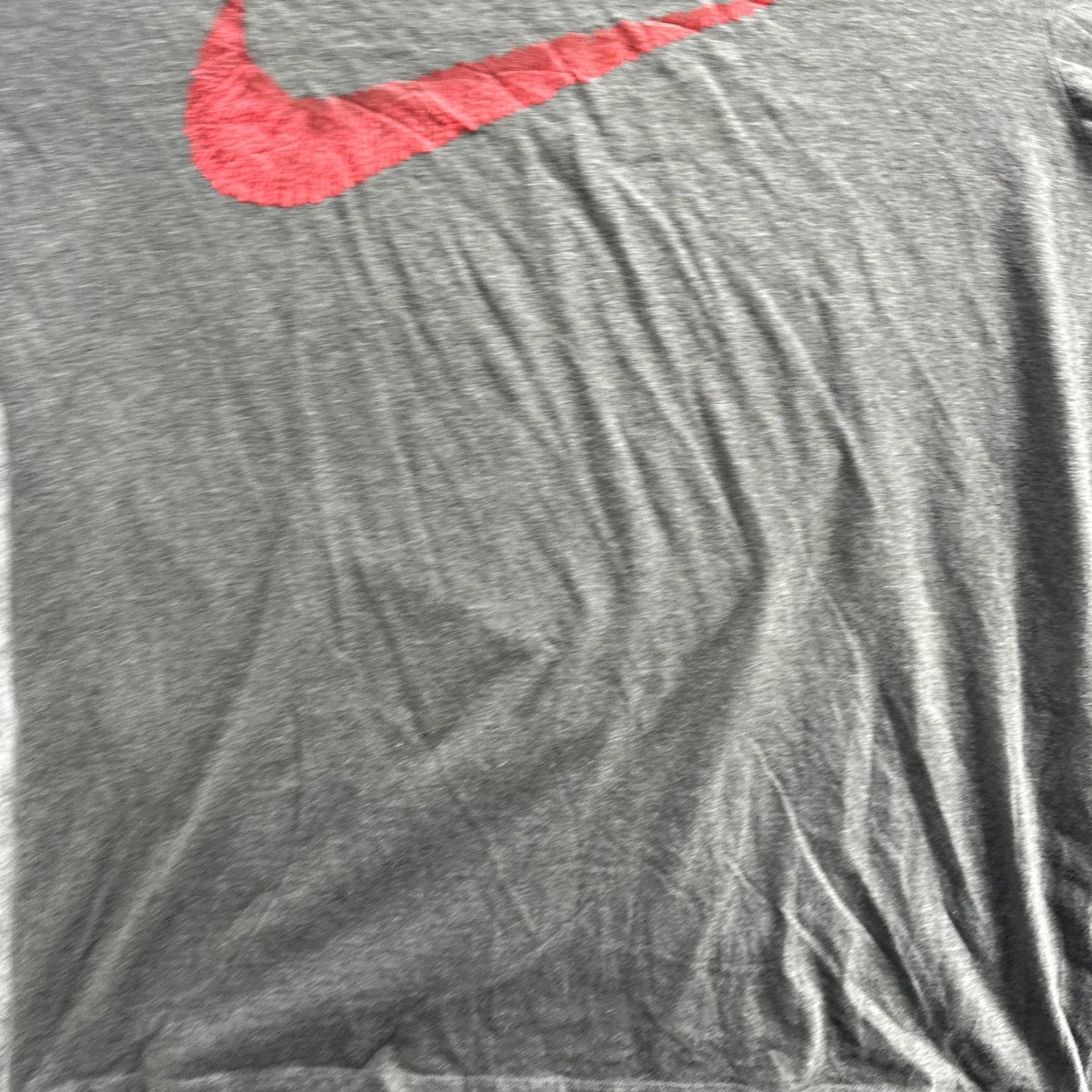 Nike VINTAGE Nike Shirt Mens Extra Large Gray Red Embroidered Swoosh Logo Athletic Cut Size US XL / EU 56 / 4 - 6 Thumbnail