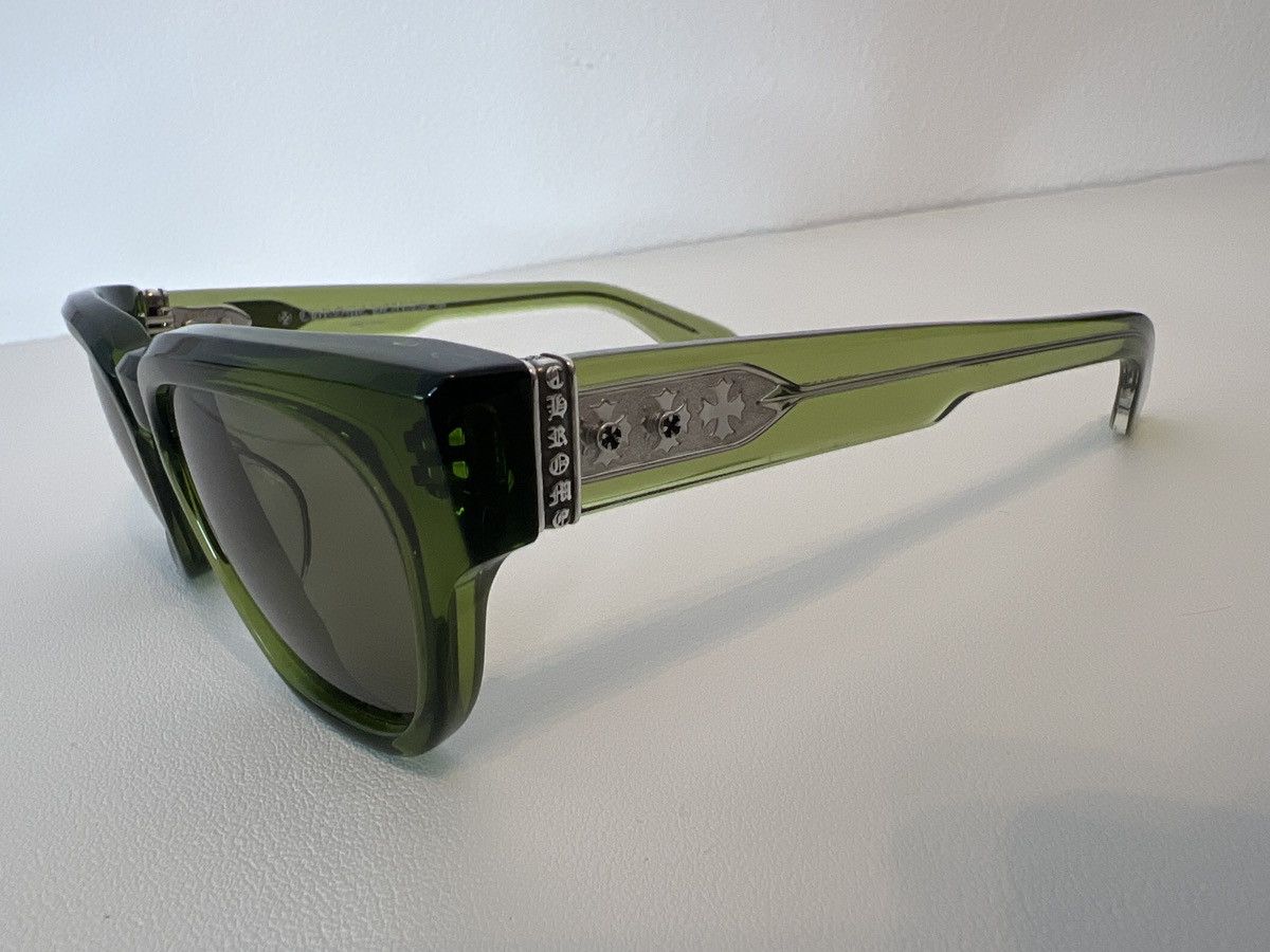 Chrome Hearts Chrome Hearts Mydixathrill II Dark Olive Green 52-23-150 New Size ONE SIZE - 5 Thumbnail