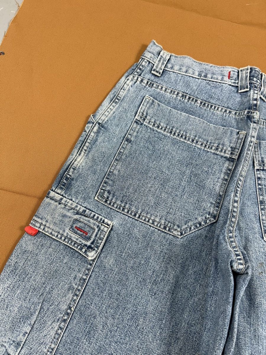 JNCO × Southpole × Vintage Stained vintage jnco cargo denim jort Size US 31 - 3 Thumbnail