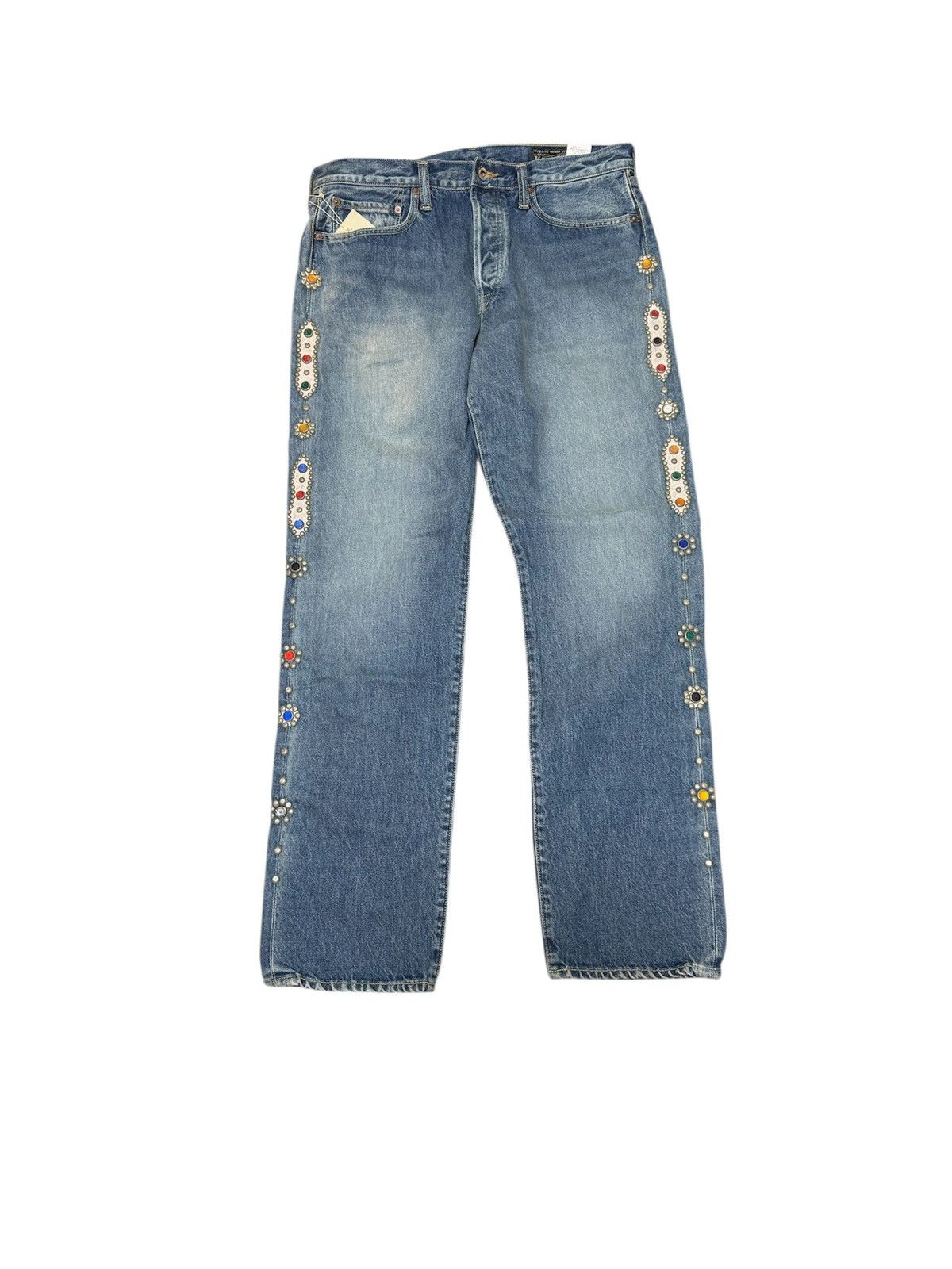 Kapital KAPITAL 14oz Denim 5P Monkey CISCO Studs Remake Size US 36 / EU 52 - 1 Thumbnail