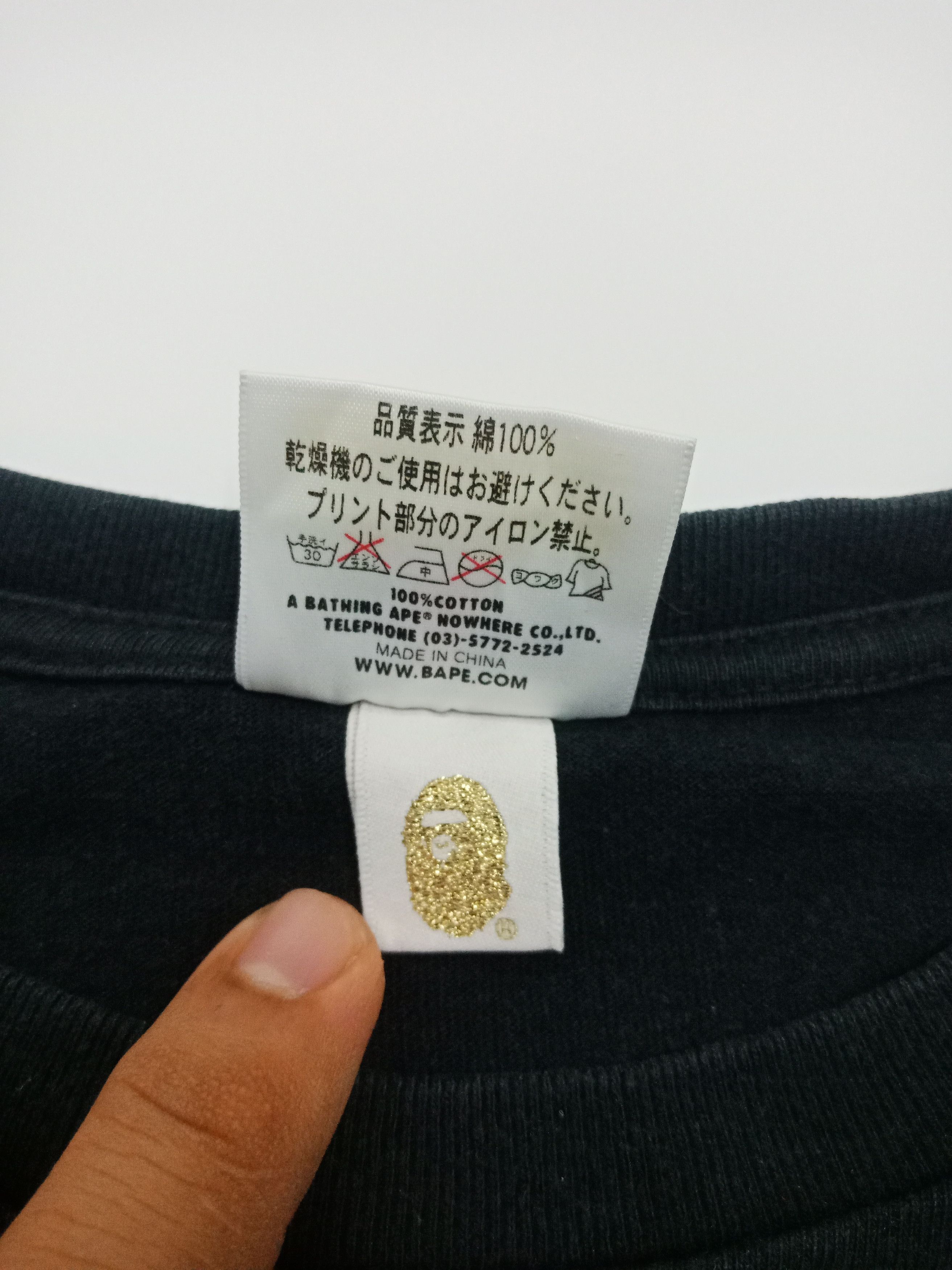 Bape Color Camo Ape Face Tee Size US L / EU 52-54 / 3 - 9 Thumbnail