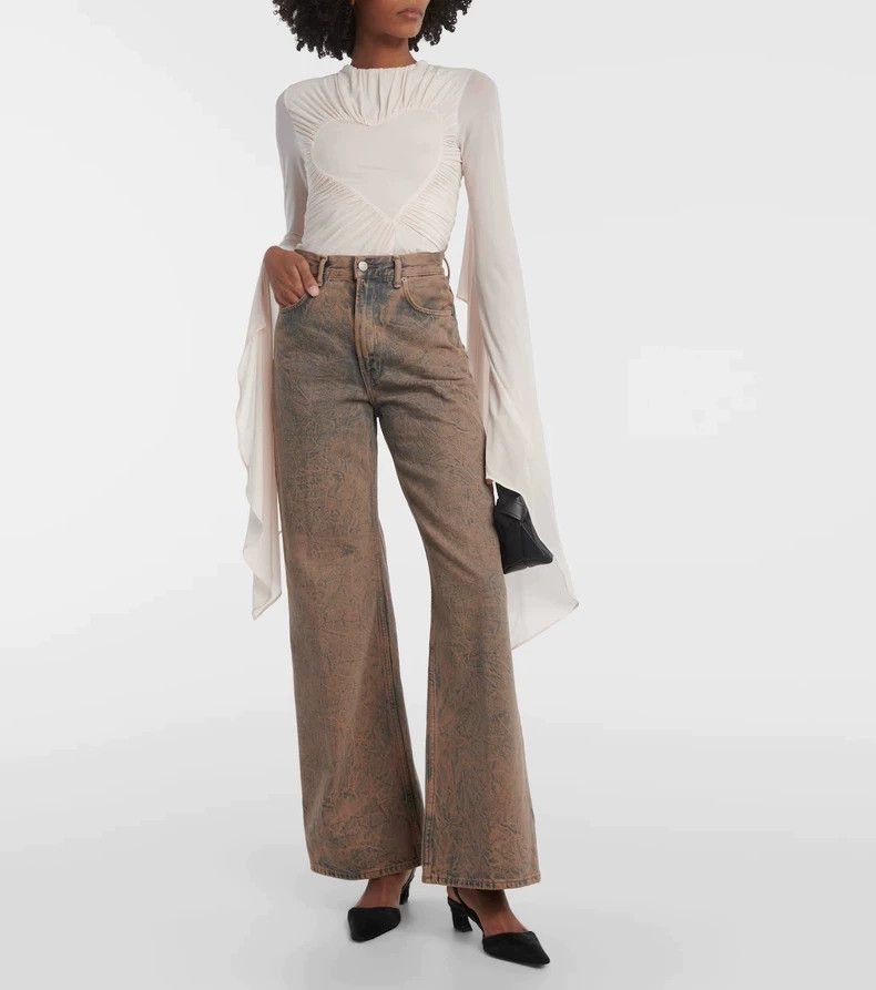Acne Studios acne studios High-waisted wide-leg jeans 2506-Nextarrow Size US 28 / EU 44 - 5 Thumbnail