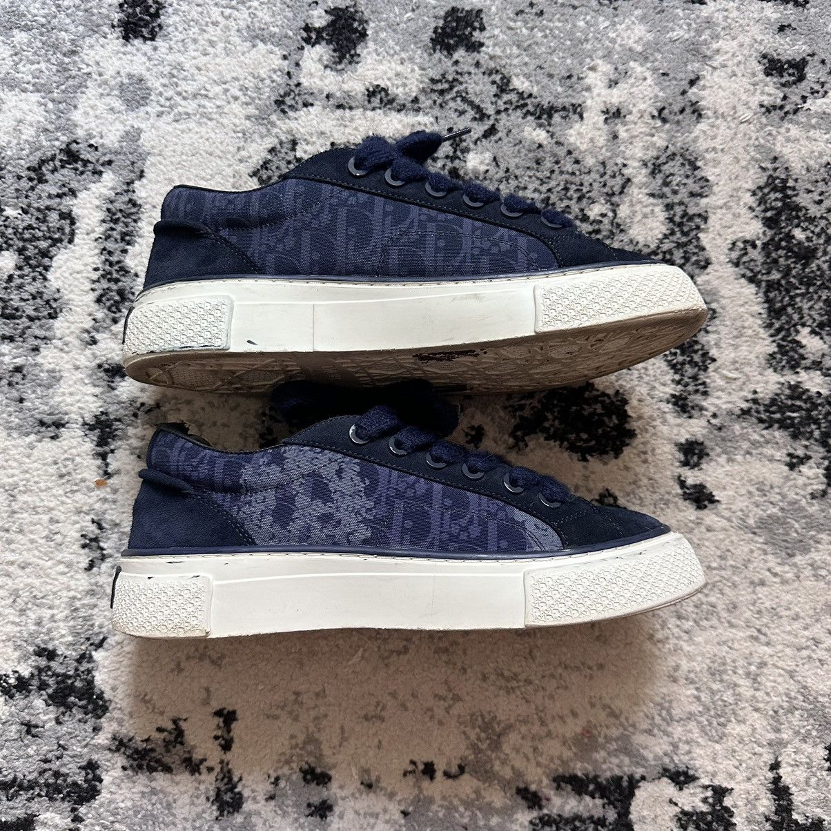 DENIM TEARS × Dior Dior Tears B33 Blue Oblique Denim Peace Sneakers Size US 9.5 / EU 42-43 - 5 Thumbnail