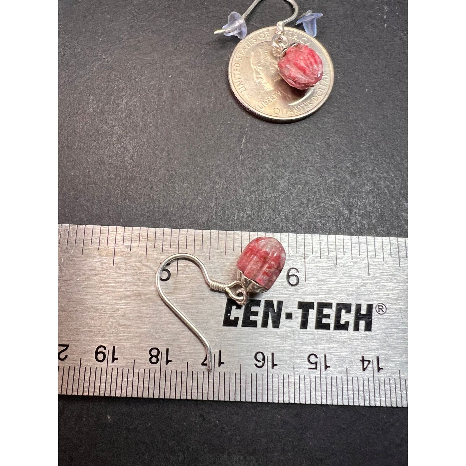 Other NEW Norwegian thulite sterling silver earrings Size ONE SIZE - 14 Thumbnail