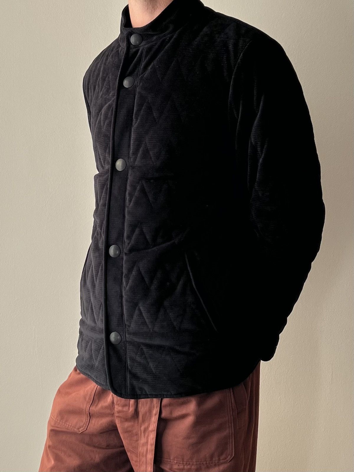 Giorgio Armani Giorgio Armani Black Label Rare Quilted Jacket Made in Italy Size US L / EU 52-54 / 3 - 2 Thumbnail