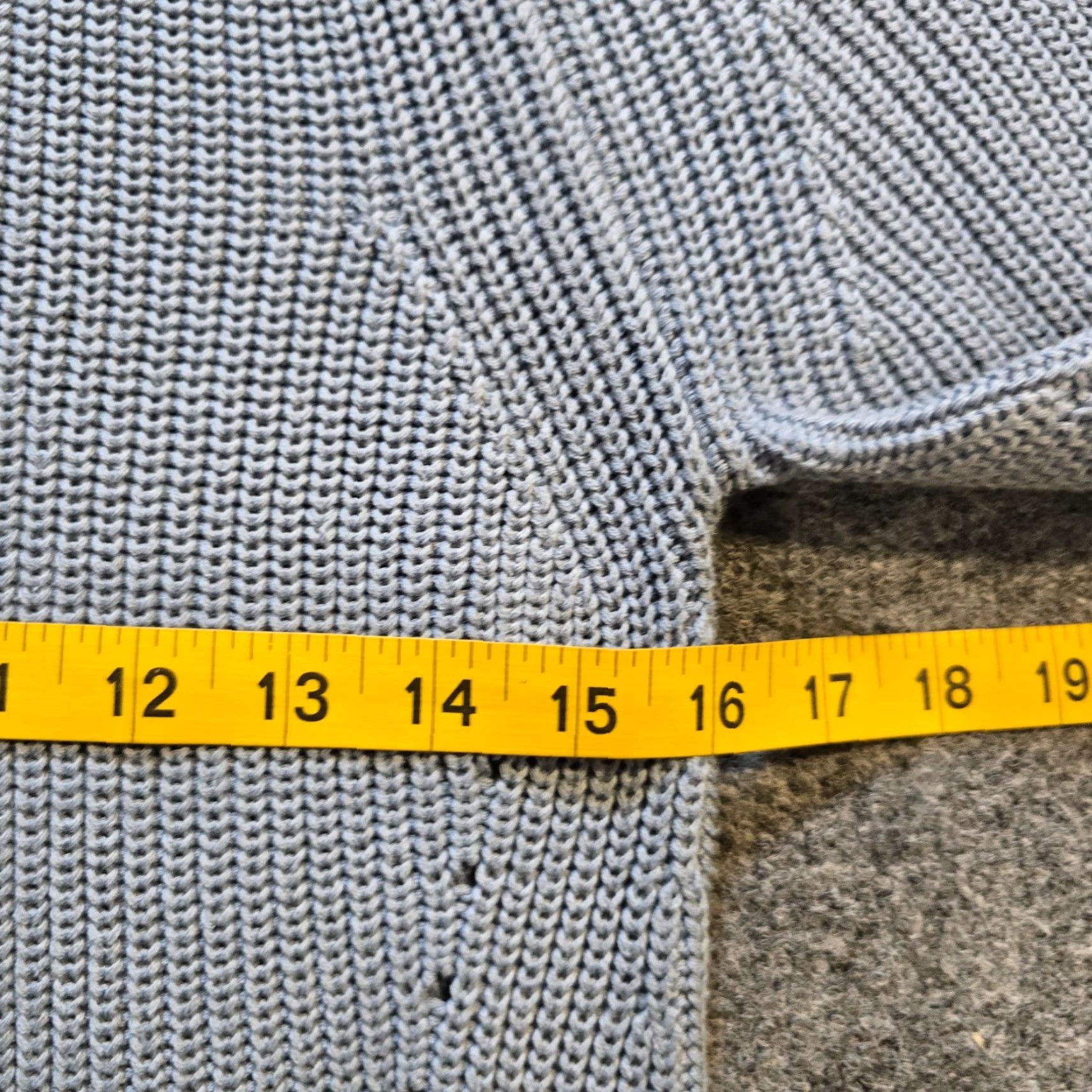 Soft Surroundings Soft Surroundings Sweater Womens Small Blue Chunky Knit Crochet Lace Hem Casual Shirt Size S / US 4 / IT 40 - 5 Thumbnail