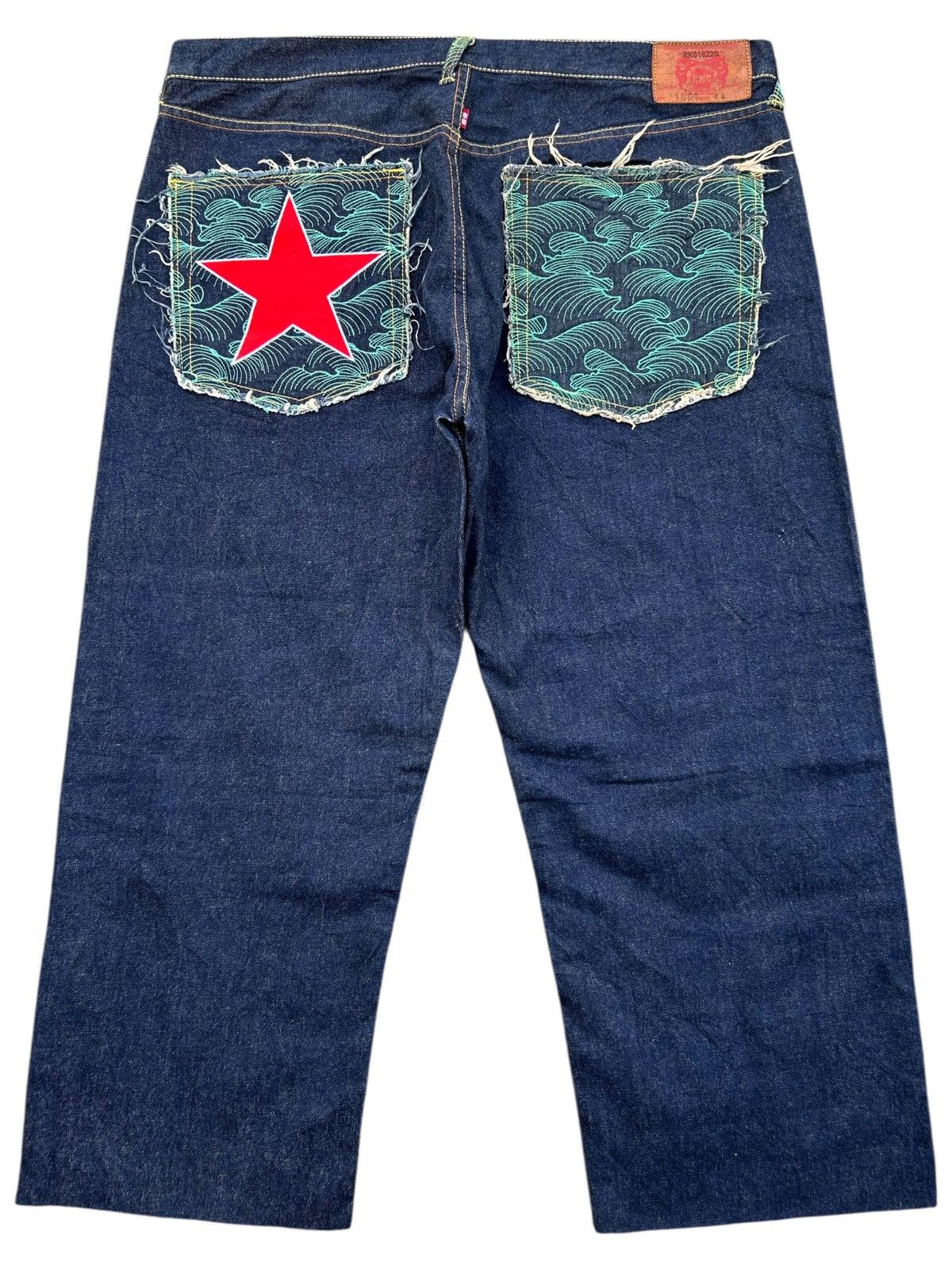 Japanese Brand × Kapital × RMC Jeans Red Monkey Company RMC Martin Ksohoh Distressed Denim Jeans Size US 42 / EU 58 - 1 Thumbnail
