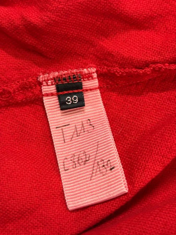 Balmain Balmain Red Corduroy Cargo Shirt Size US S / EU 44-46 / 1 - 10 Thumbnail
