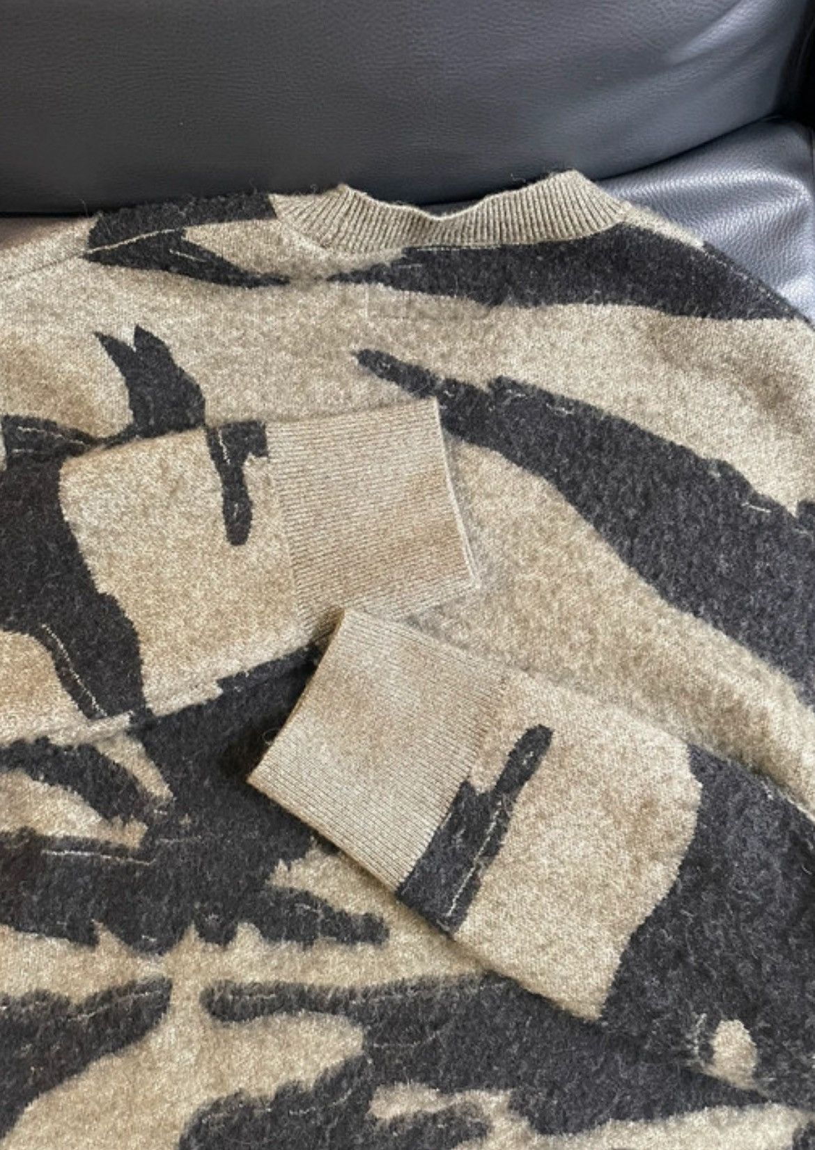 Allsaints All Saints archival minato green spill pattern jumper Size US XS / EU 42 / 0 - 3 Thumbnail