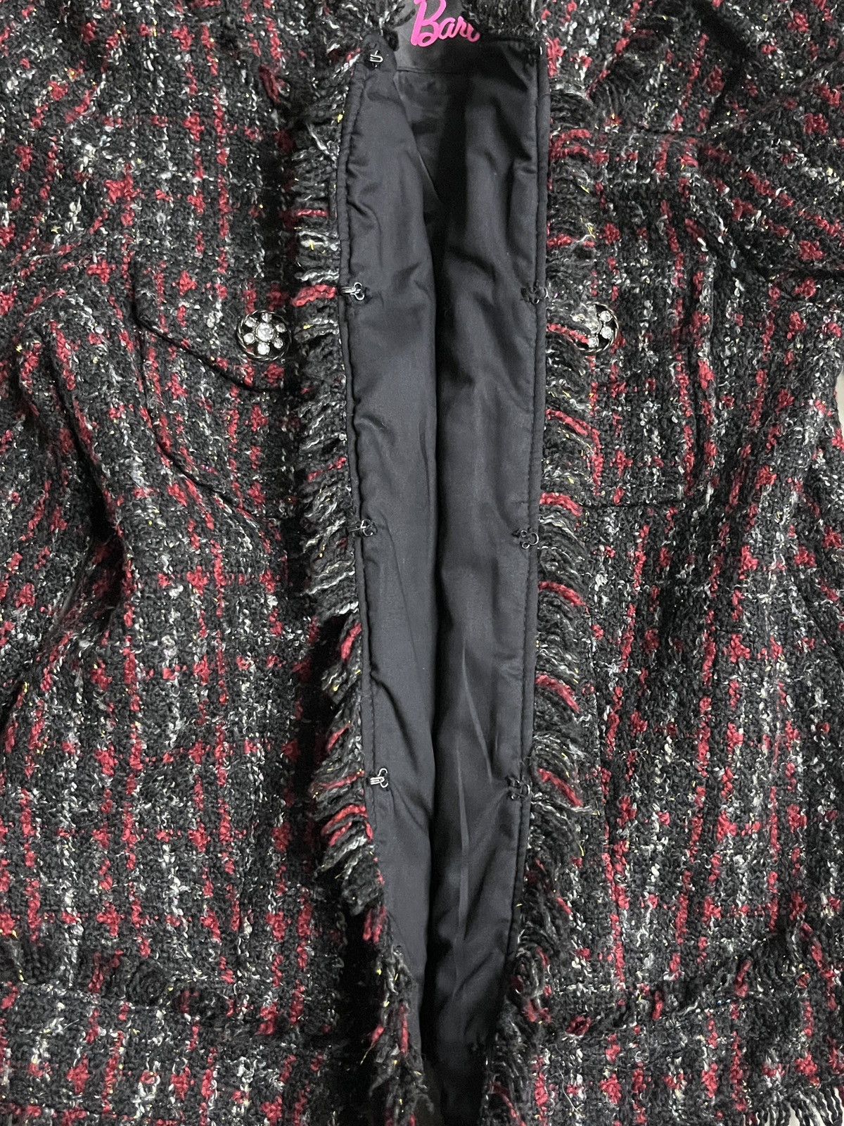 Hysteric Glamour 2000s Barbie - Rare Tweed Jacket Chanel Gdragon Jennie Style Size S / US 4 / IT 40 - 11 Thumbnail