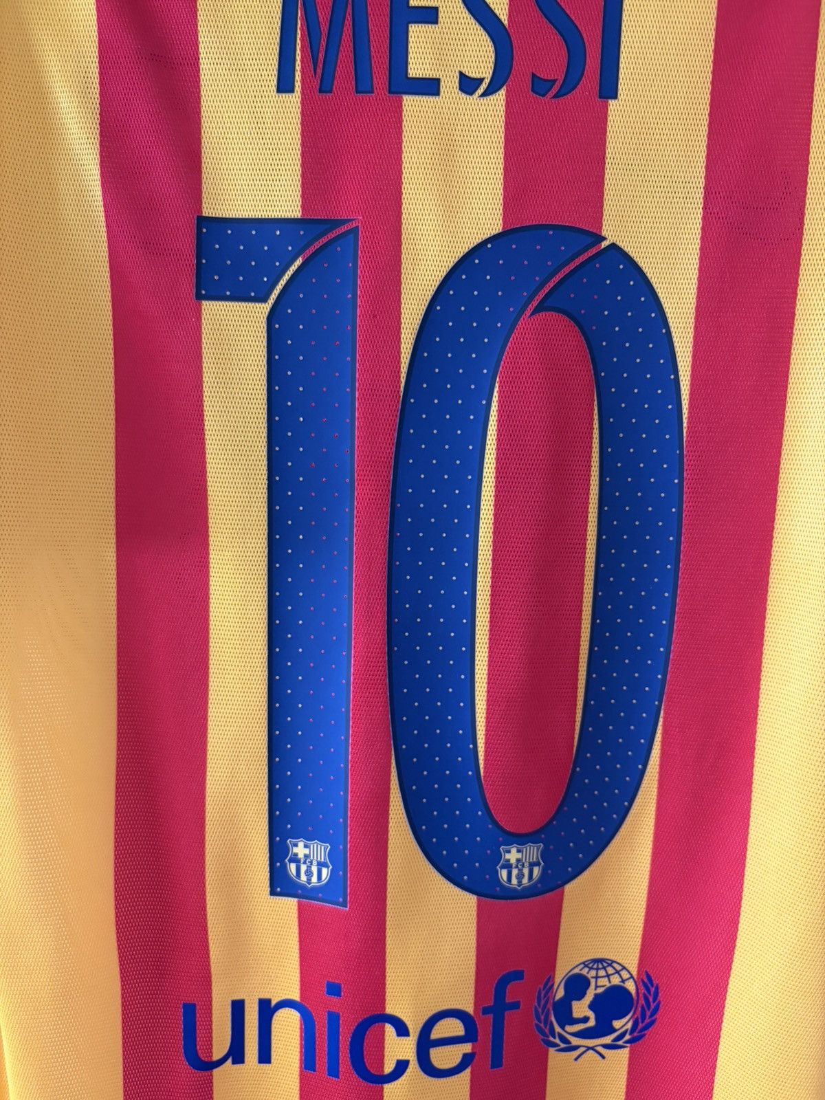 Barcelona nike 2015/2016 wyjazdowa Messi meczowa — zdjęcie 3