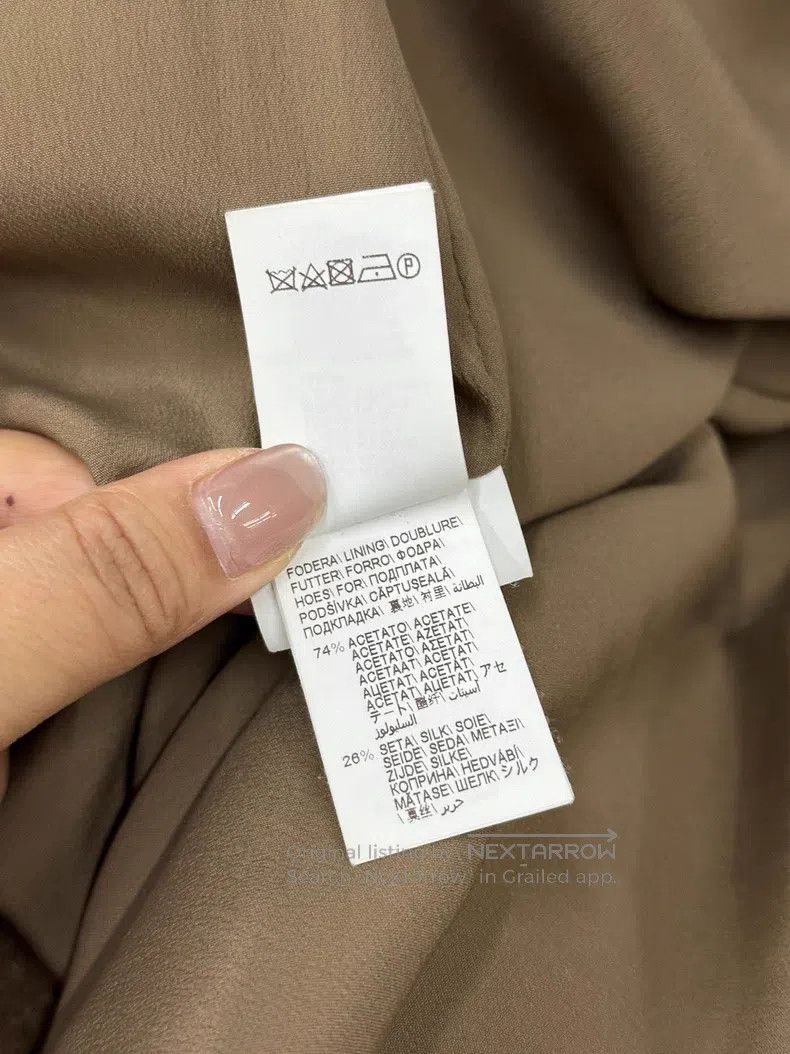 Brunello Cucinelli Brunello Cucinelli Brown Alpaca Tweed Coat Jacket Size XS / US 0-2 / IT 36-38 - 7 Thumbnail