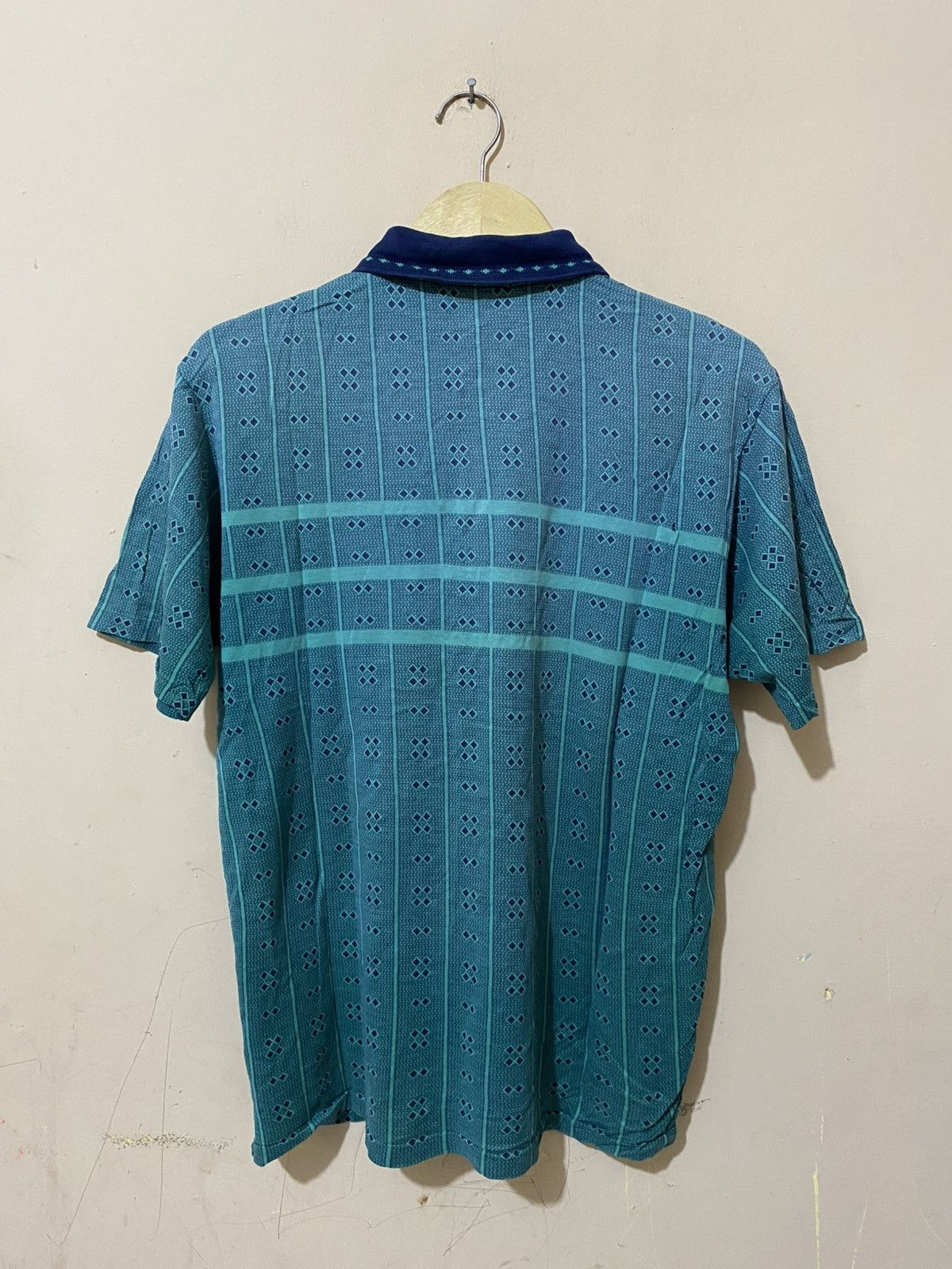 Dior 90s Christian Dior Monsieur Pattern Polo Shirt Size US L / EU 52-54 / 3 - 11 Thumbnail