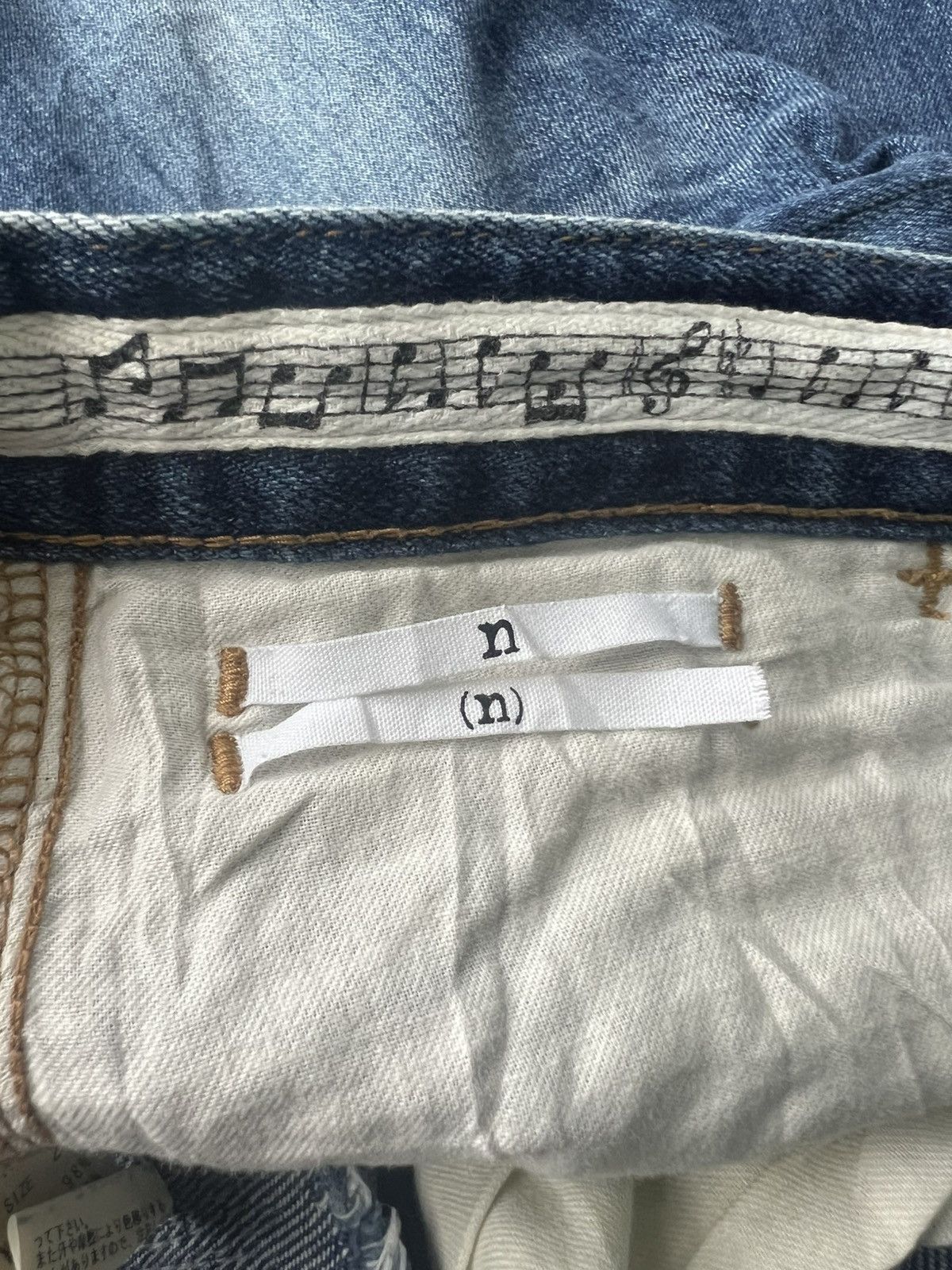 Number (N)ine Number Nine Miyashita's Grunge Distressed Rocker Denim Jeans Size US 31 - 10 Thumbnail