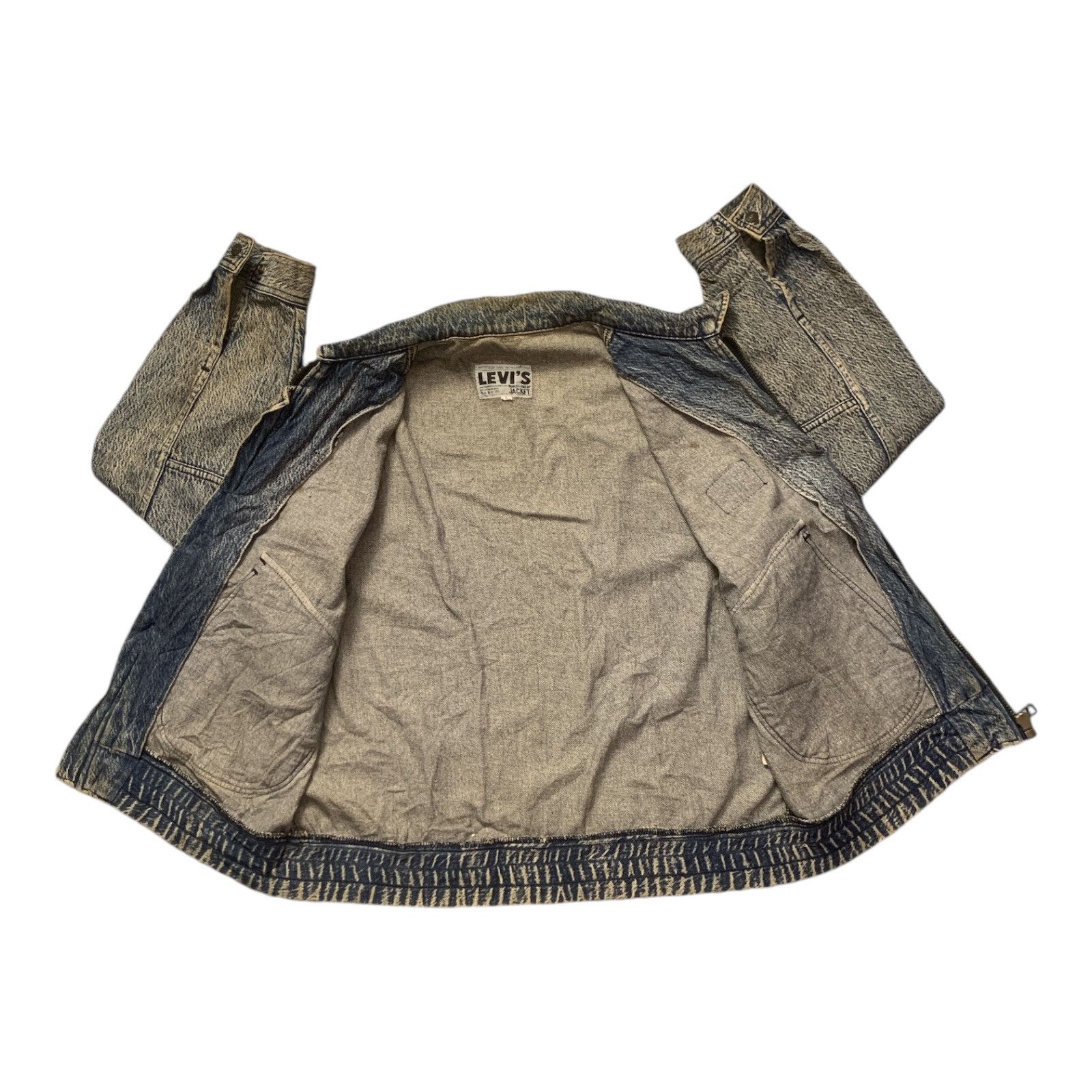 Dockers × Levi's × Levi's Vintage Clothing Rare Design Vintage Levi’s Denim Jackets Size US L / EU 52-54 / 3 - 3 Thumbnail