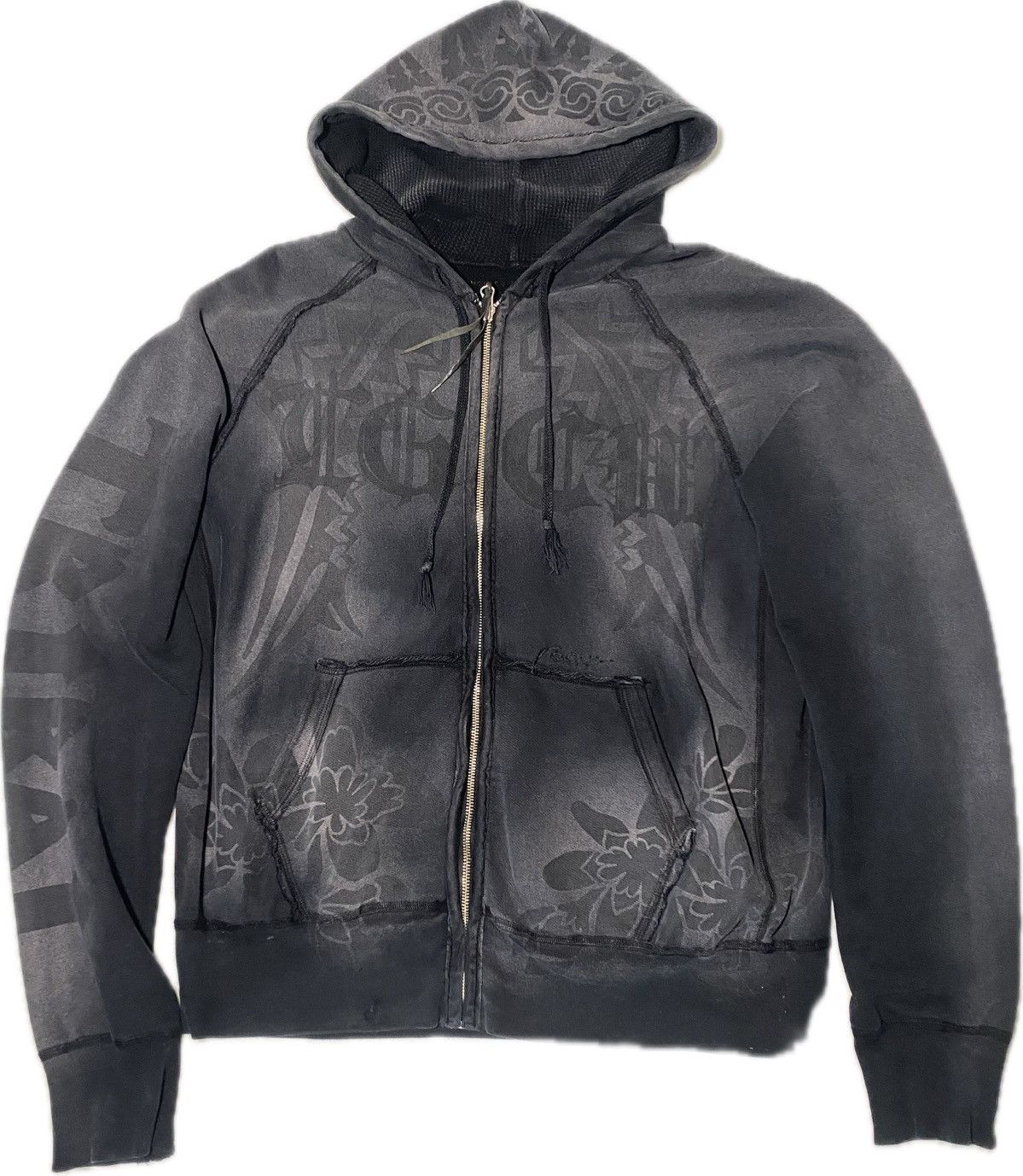 The Great China Wall Great China Wall Navy Zipup Hoodie | Grailed