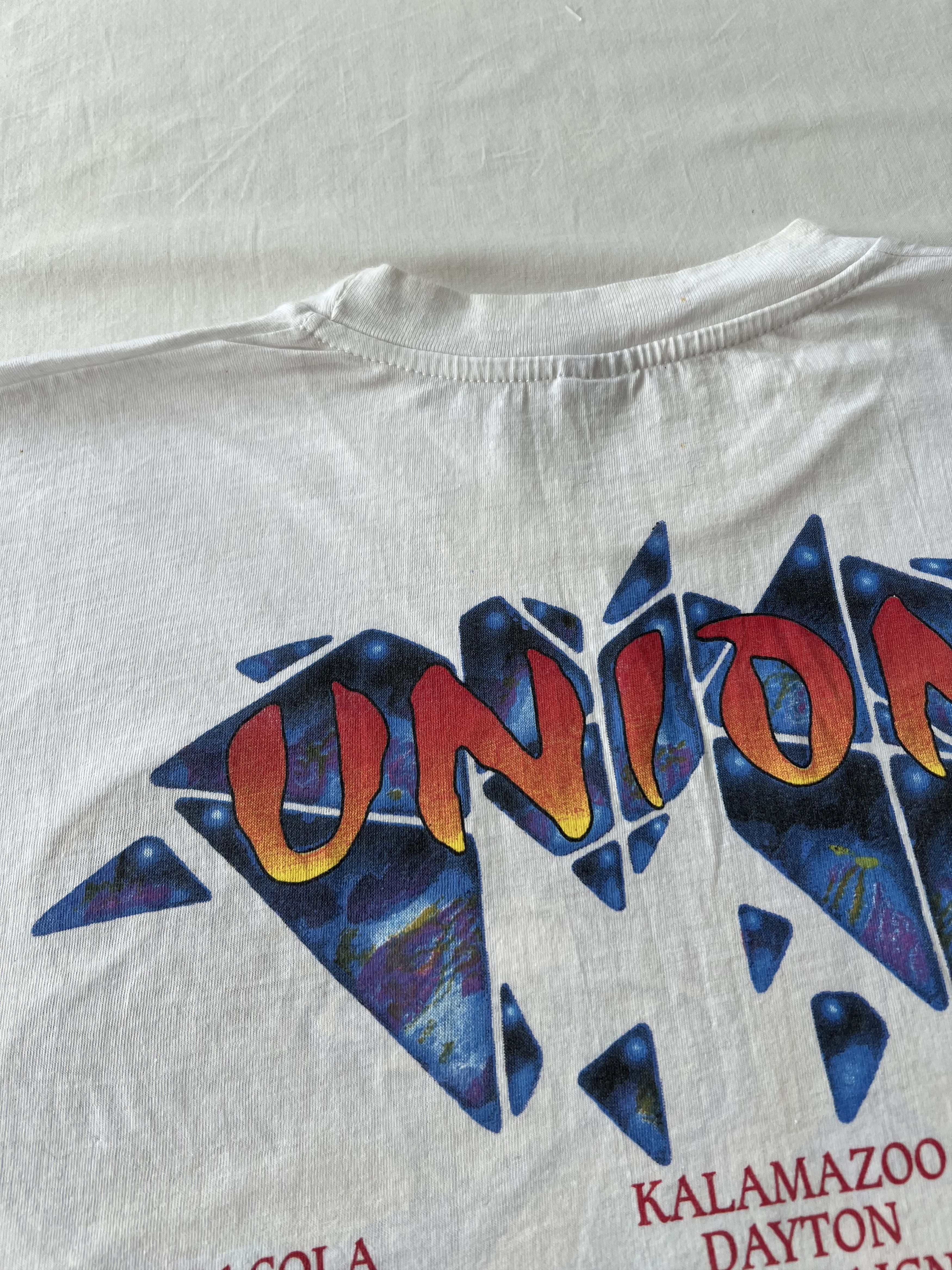Band Tees Vintage 1991 Yes Band Relayer World Tour White T-shirt Size US XL / EU 56 / 4 - 21 Thumbnail