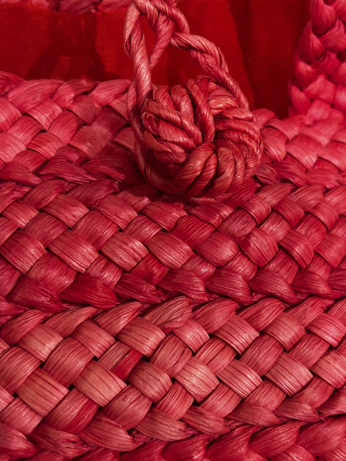 Other Red woven Tote Bag.wb2112 Size ONE SIZE - 9 Thumbnail
