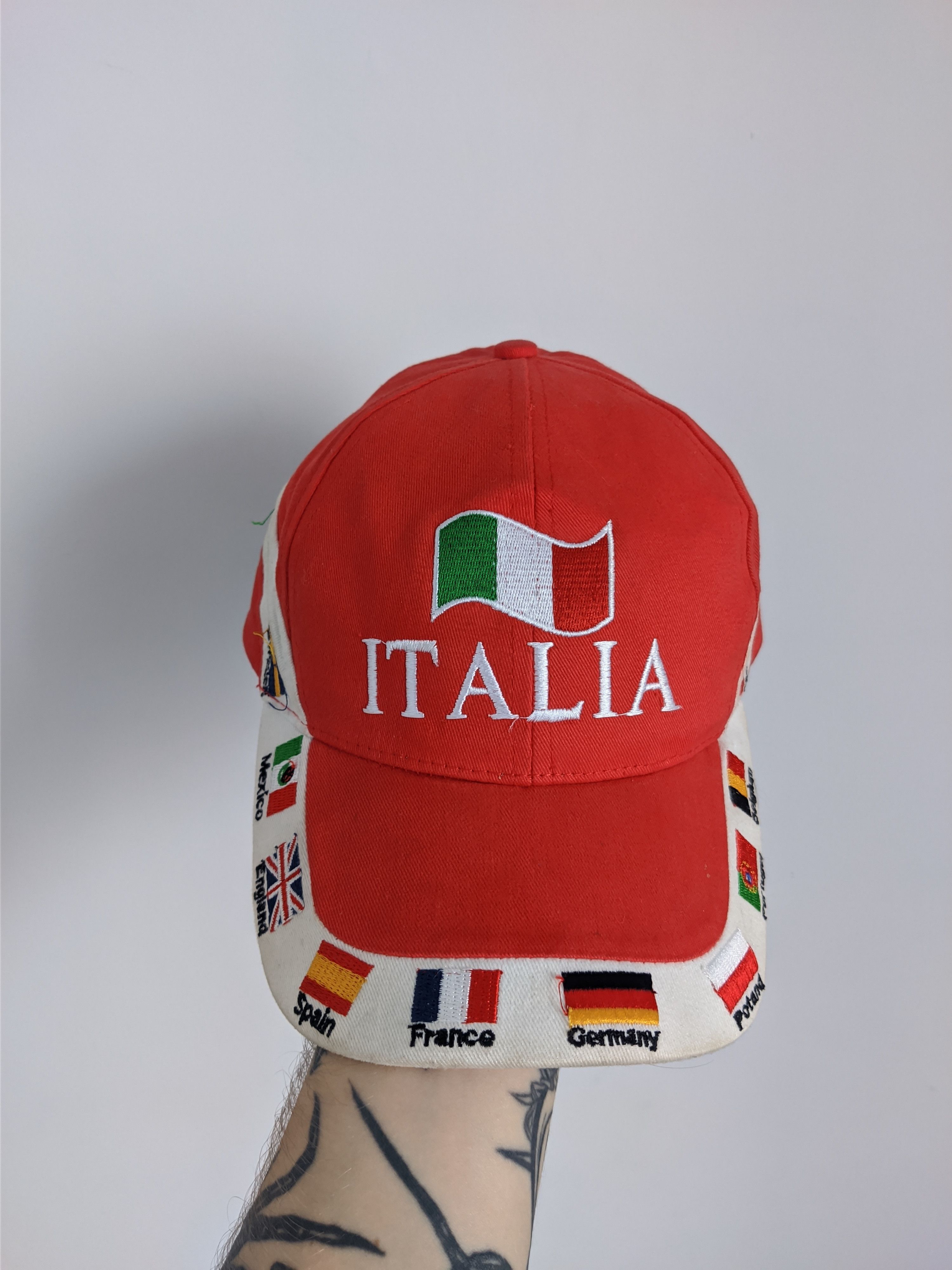 Vintage Vintage racing cap hat y2k italia Size ONE SIZE - 4 Thumbnail