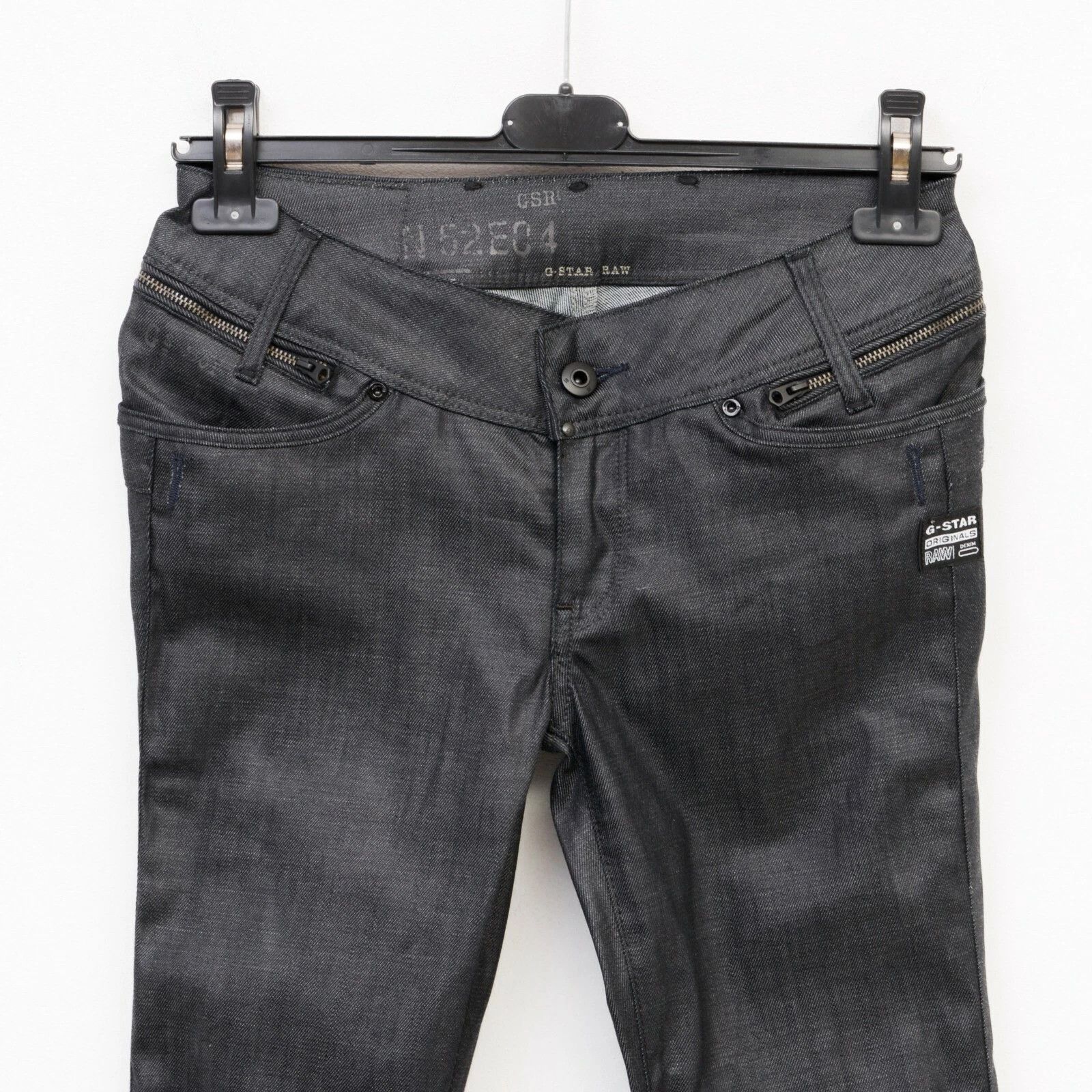 G-Star Raw Berlin Straight Women Jeans W26 L32 Trousers Zip Stretch Size 26" / US 2 / IT 38 - 7 Thumbnail