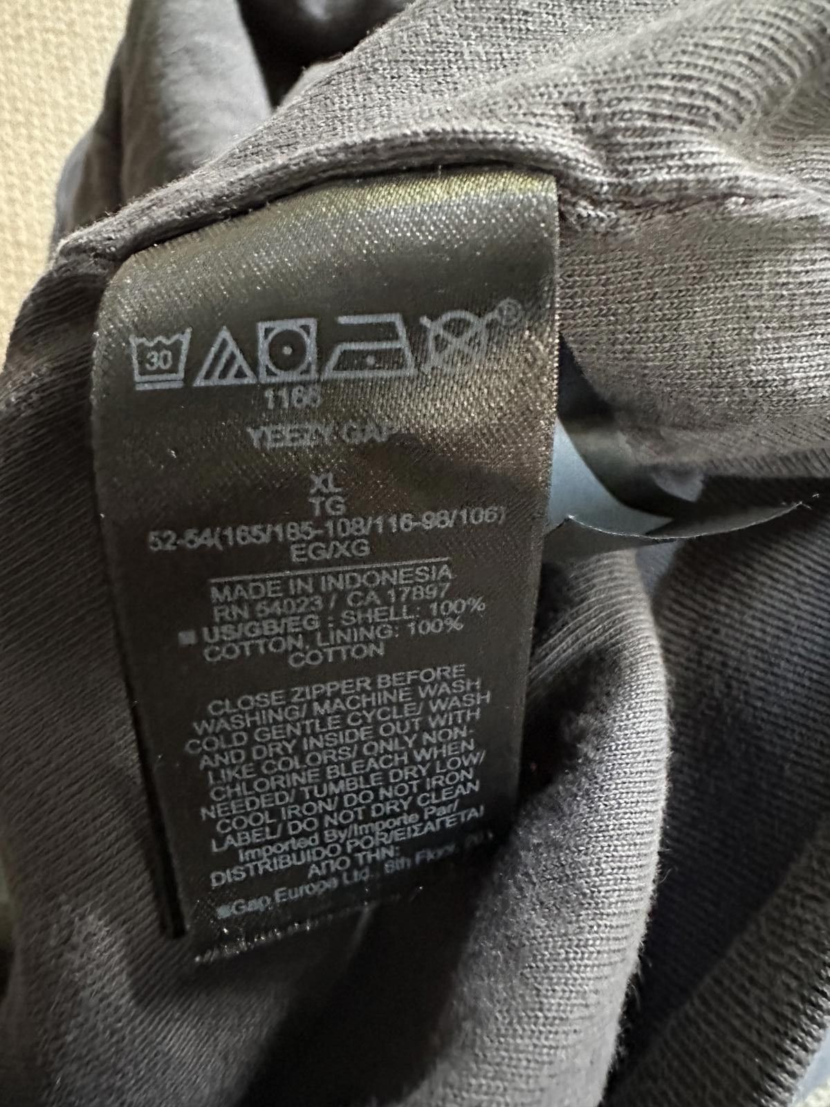 Yeezy Yeezy Gap Unreleased Zip Up Hoodie in Dark Grey XL Size US XL / EU 56 / 4 - 3 Thumbnail