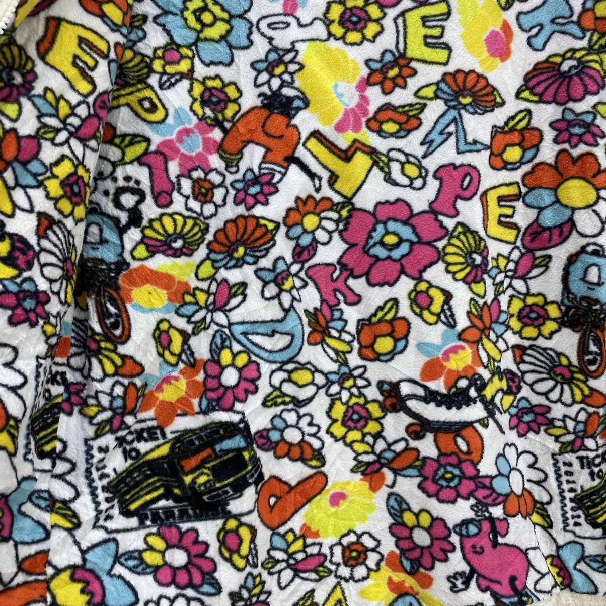 Vintage RCWB Sherpa Hooded Jacket Inspired Takashi Murakami Size US M / EU 48-50 / 2 - 6 Thumbnail